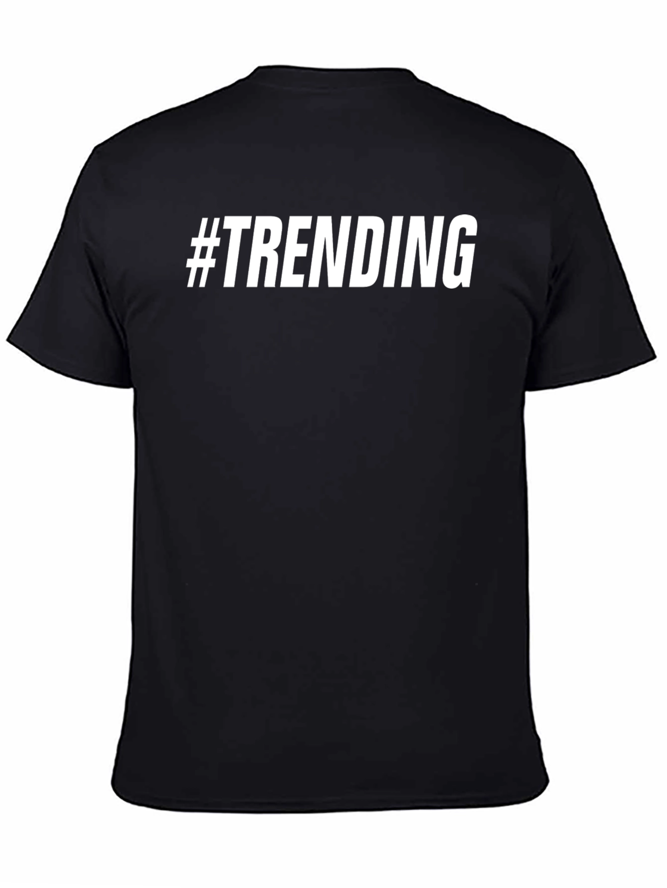 #Trending Black Graphic Tee Shirt