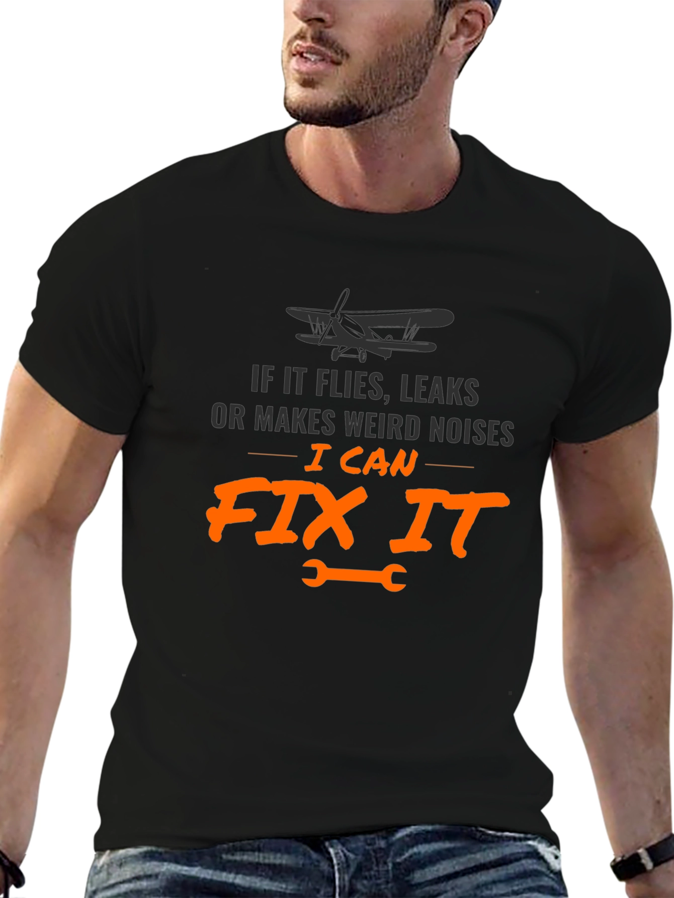 I Can Fix It T-Shirt - Aviation Mechanic Tee