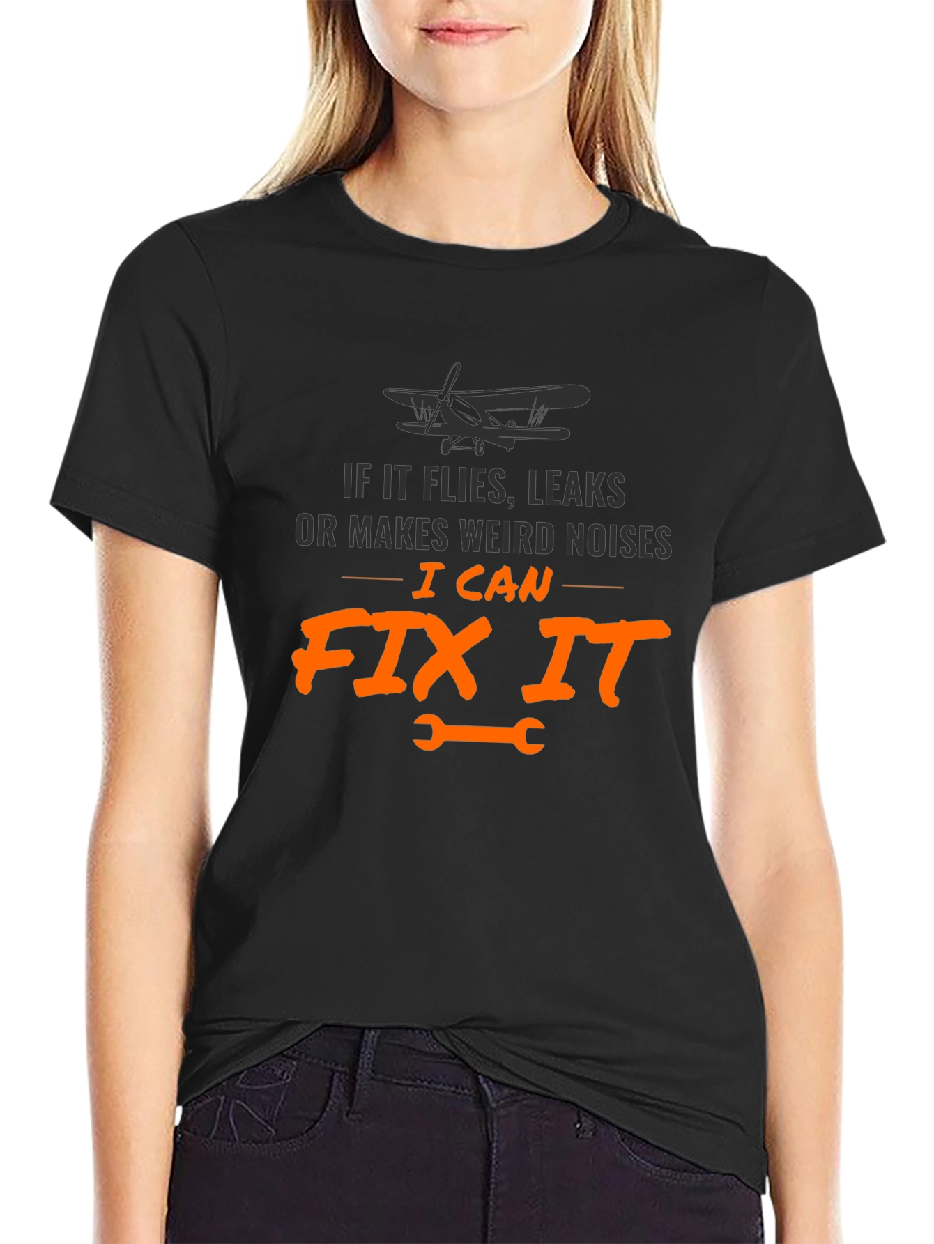 I Can Fix It T-Shirt - Aviation Mechanic Tee