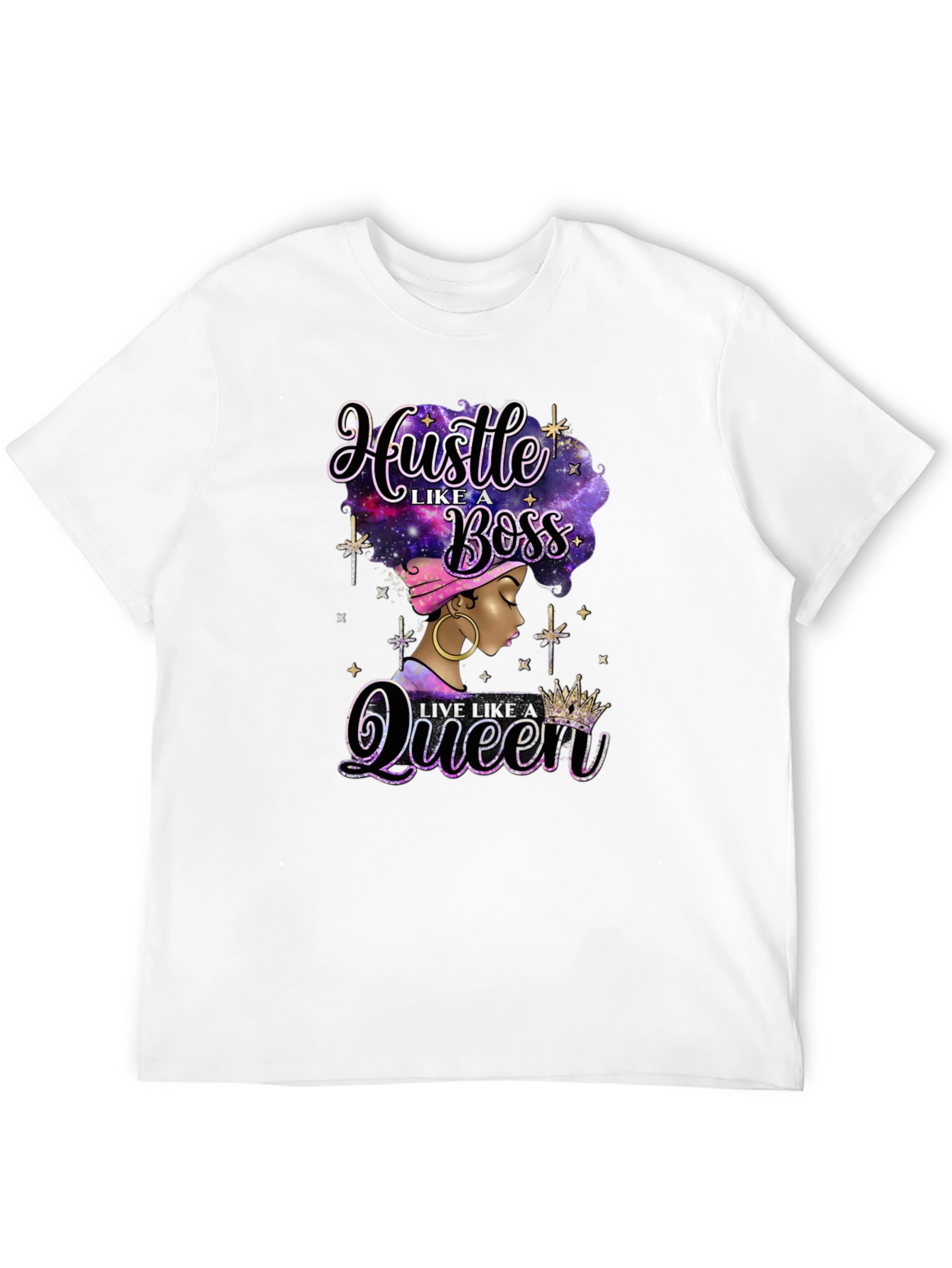 Hustle Like A Boss Queen Graphic Tee