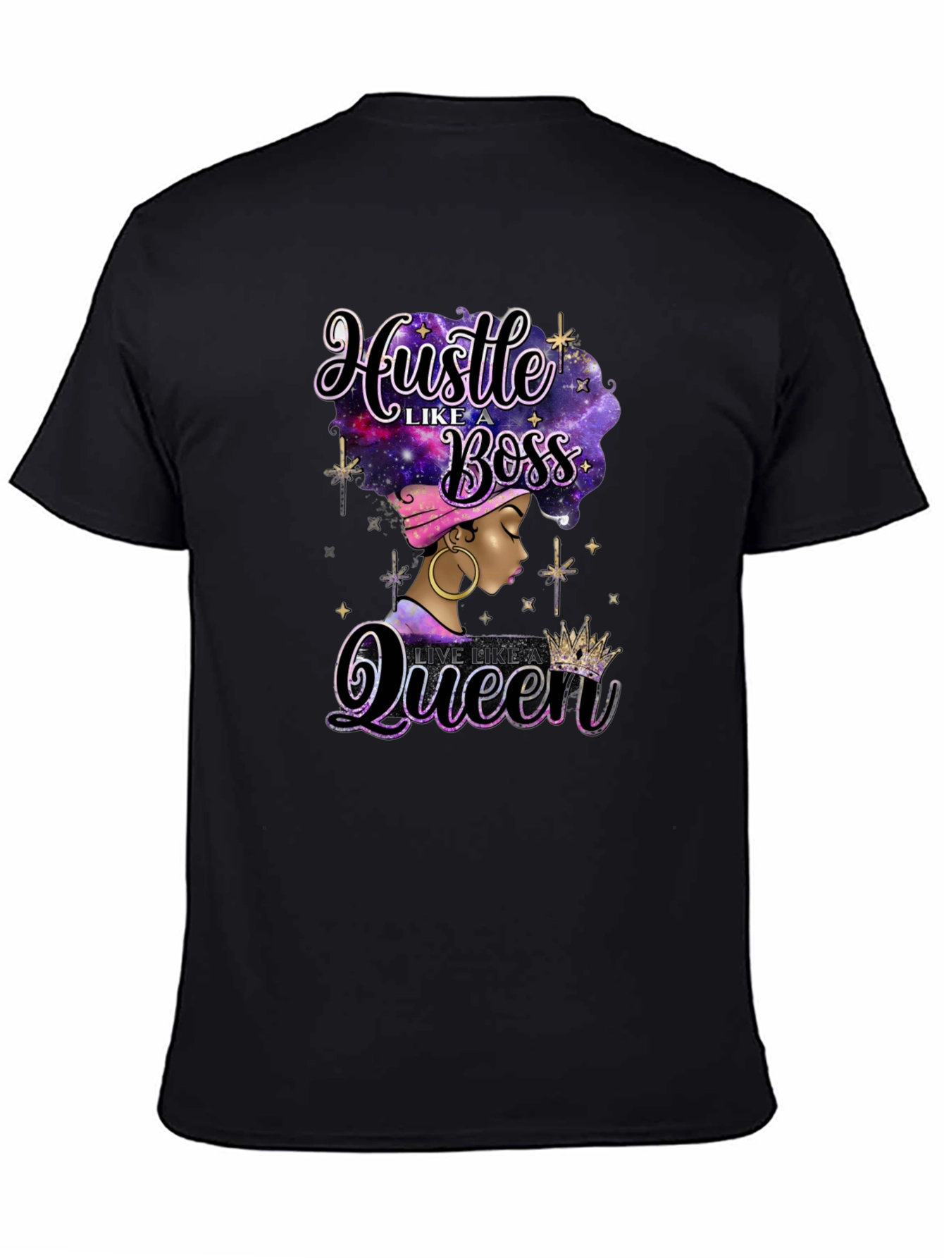 Hustle Like A Boss Queen Graphic Tee