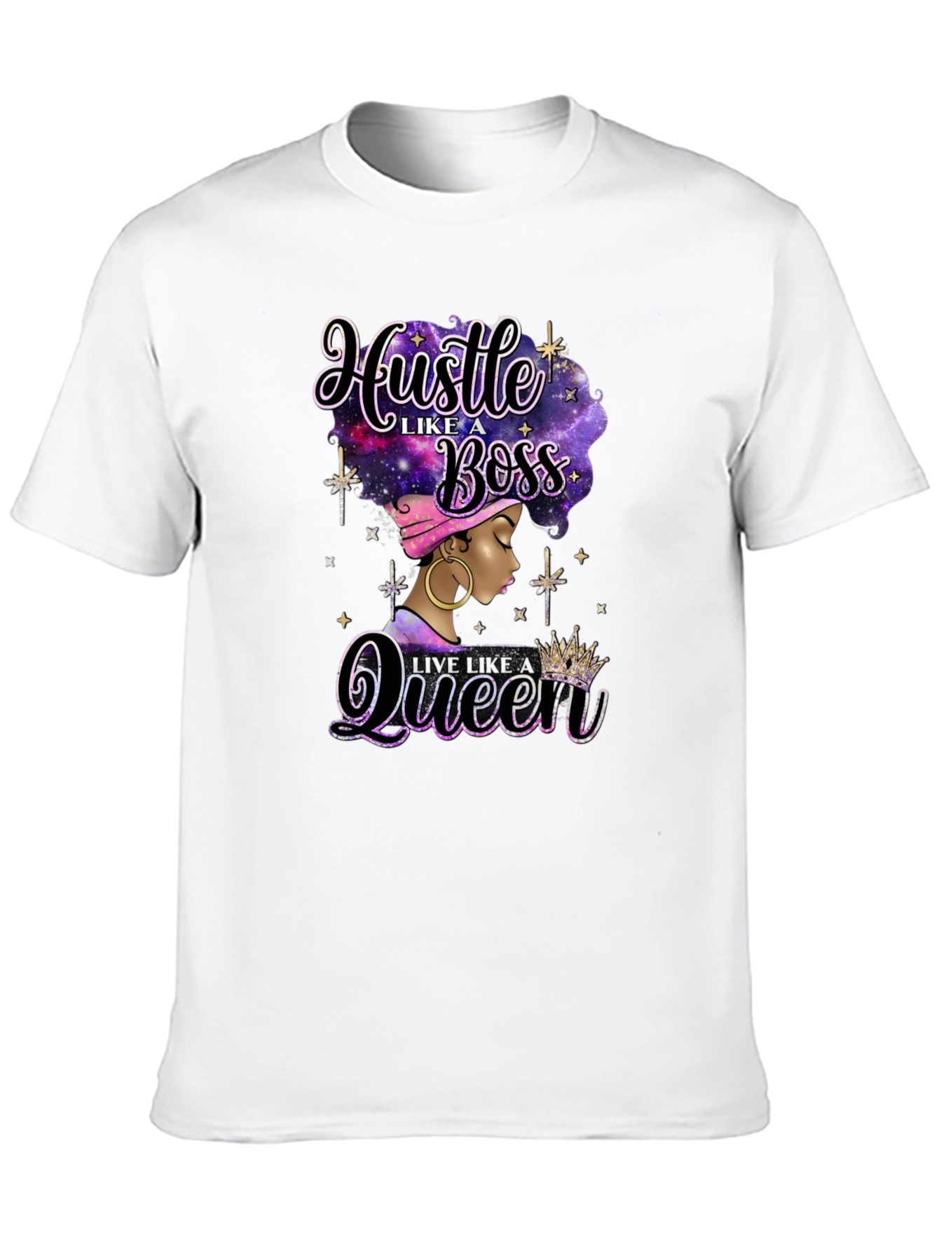 Hustle Like A Boss Queen Graphic Tee
