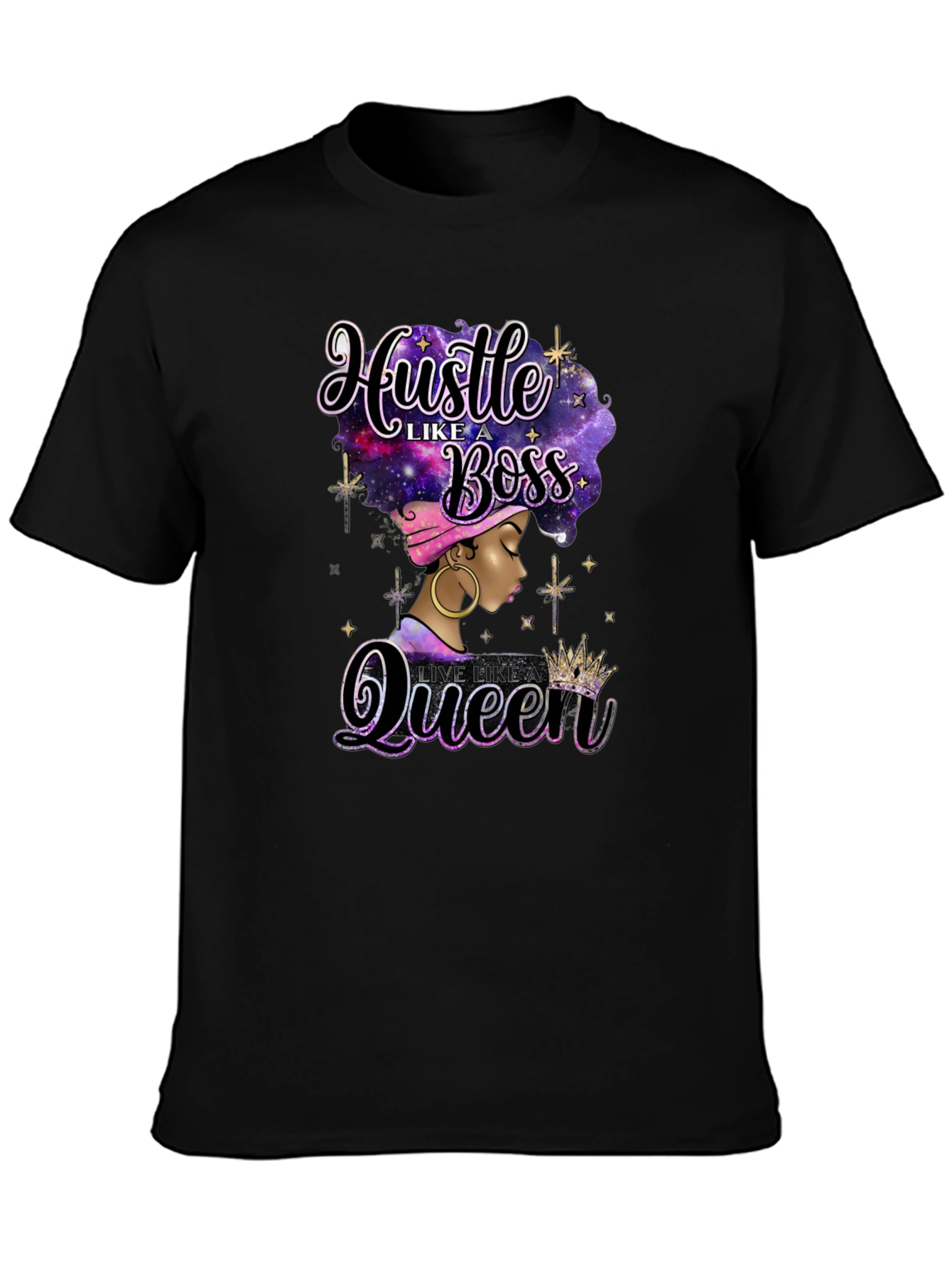 Hustle Like A Boss Queen Graphic Tee