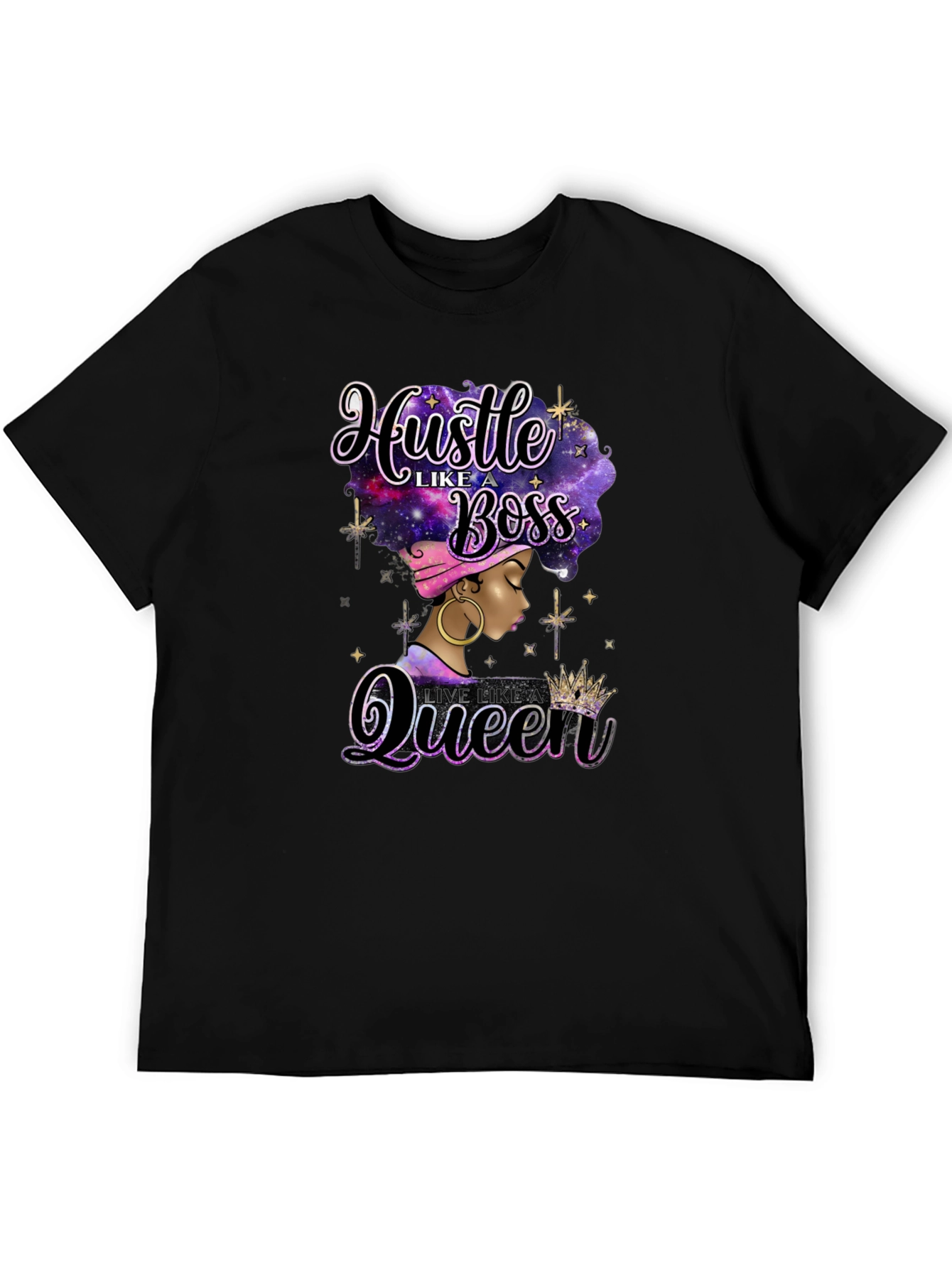 Hustle Like A Boss Queen Graphic Tee