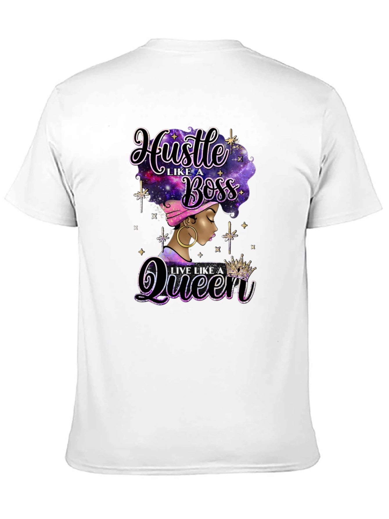 Hustle Like A Boss Queen Graphic Tee