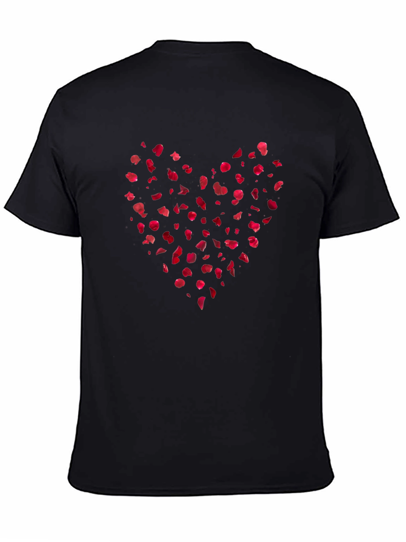 Heart Petals Graphic Tee - Soft Cotton Blend