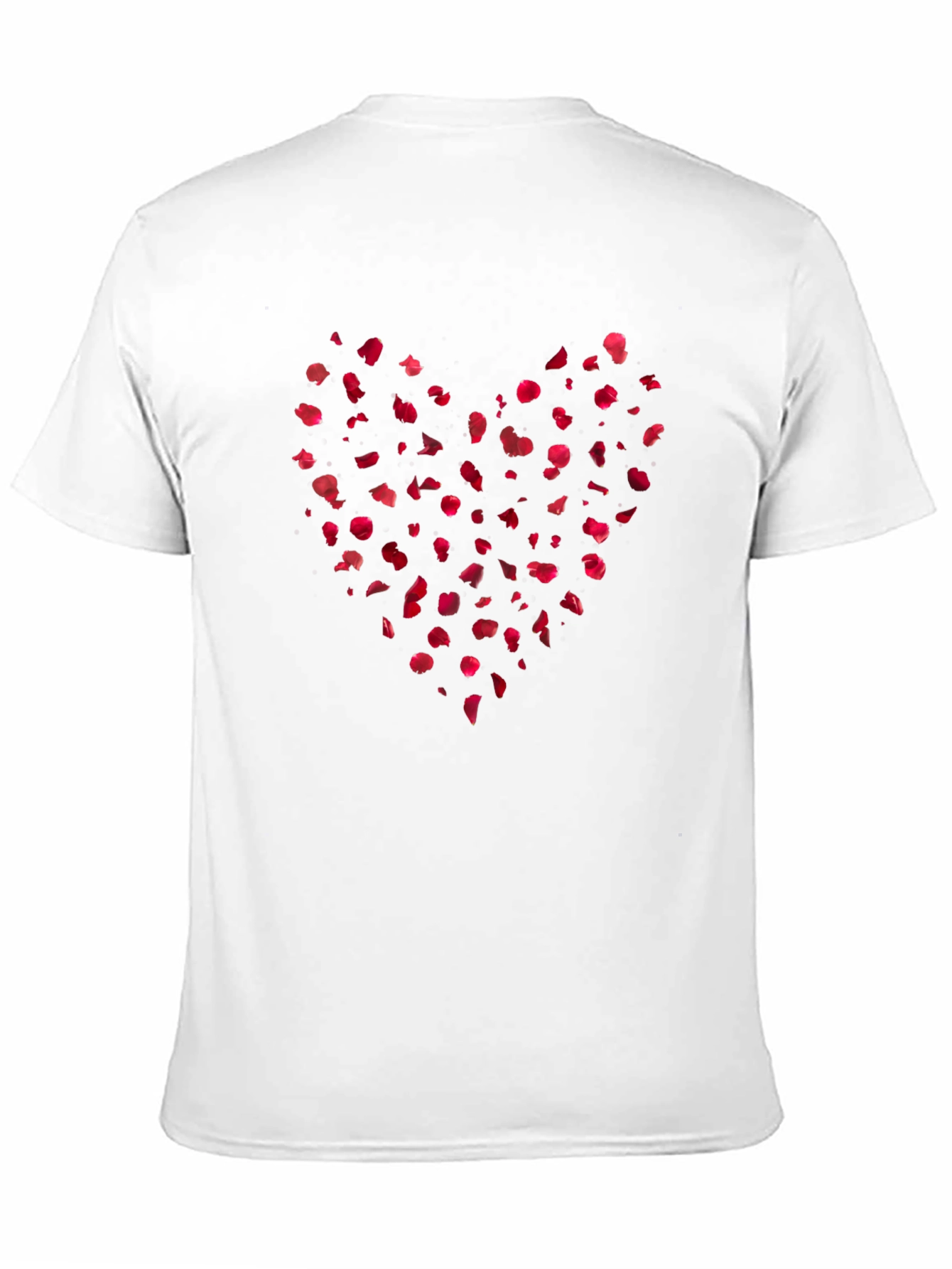 Heart Petals Graphic Tee - Soft Cotton Blend