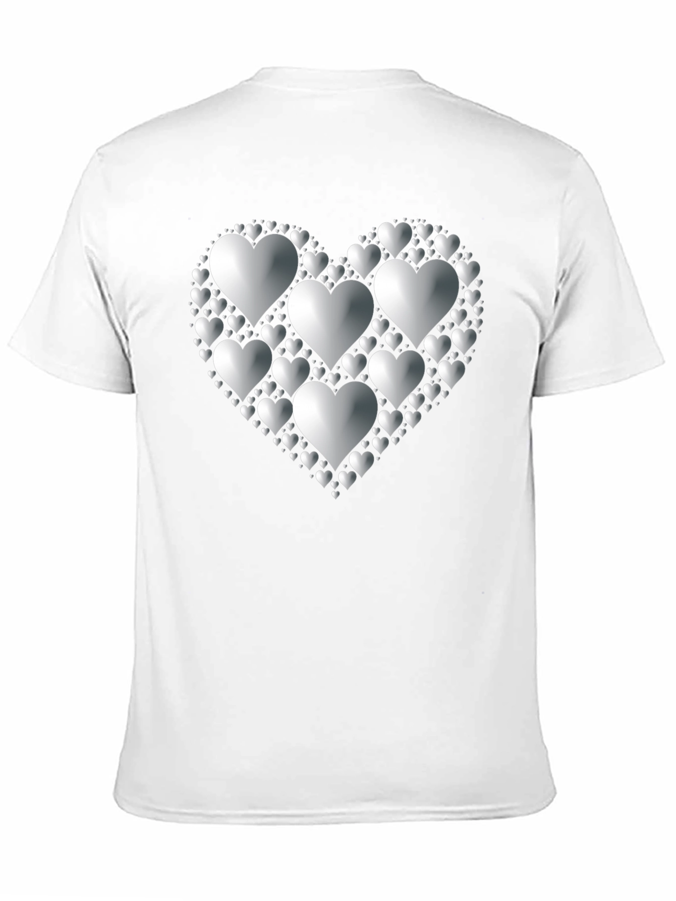 Heart of Hearts Graphic Tee - Black Cotton Blend