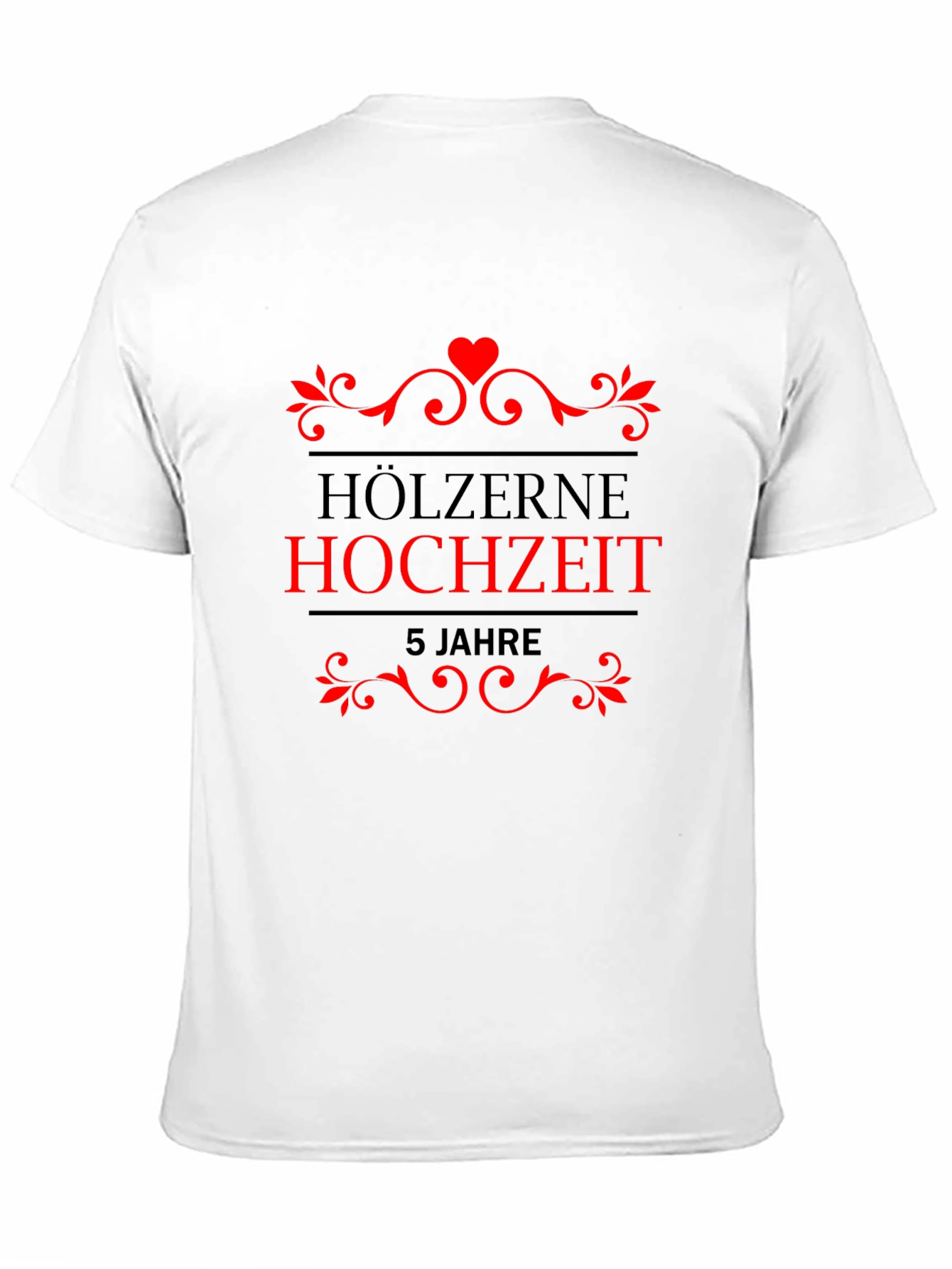 Holzerne Hochzeit 5 Jahre T-Shirt