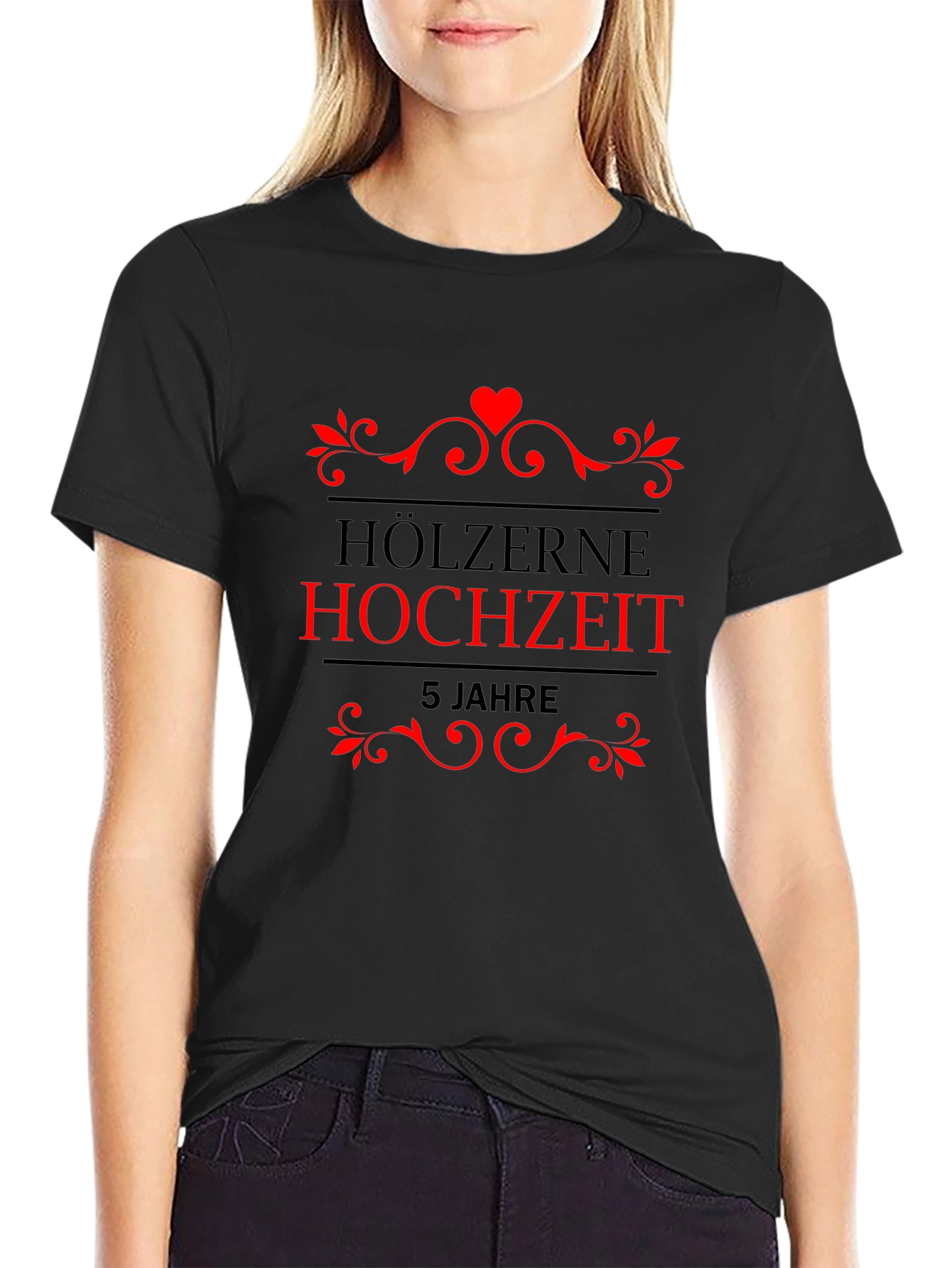 Holzerne Hochzeit 5 Jahre T-Shirt