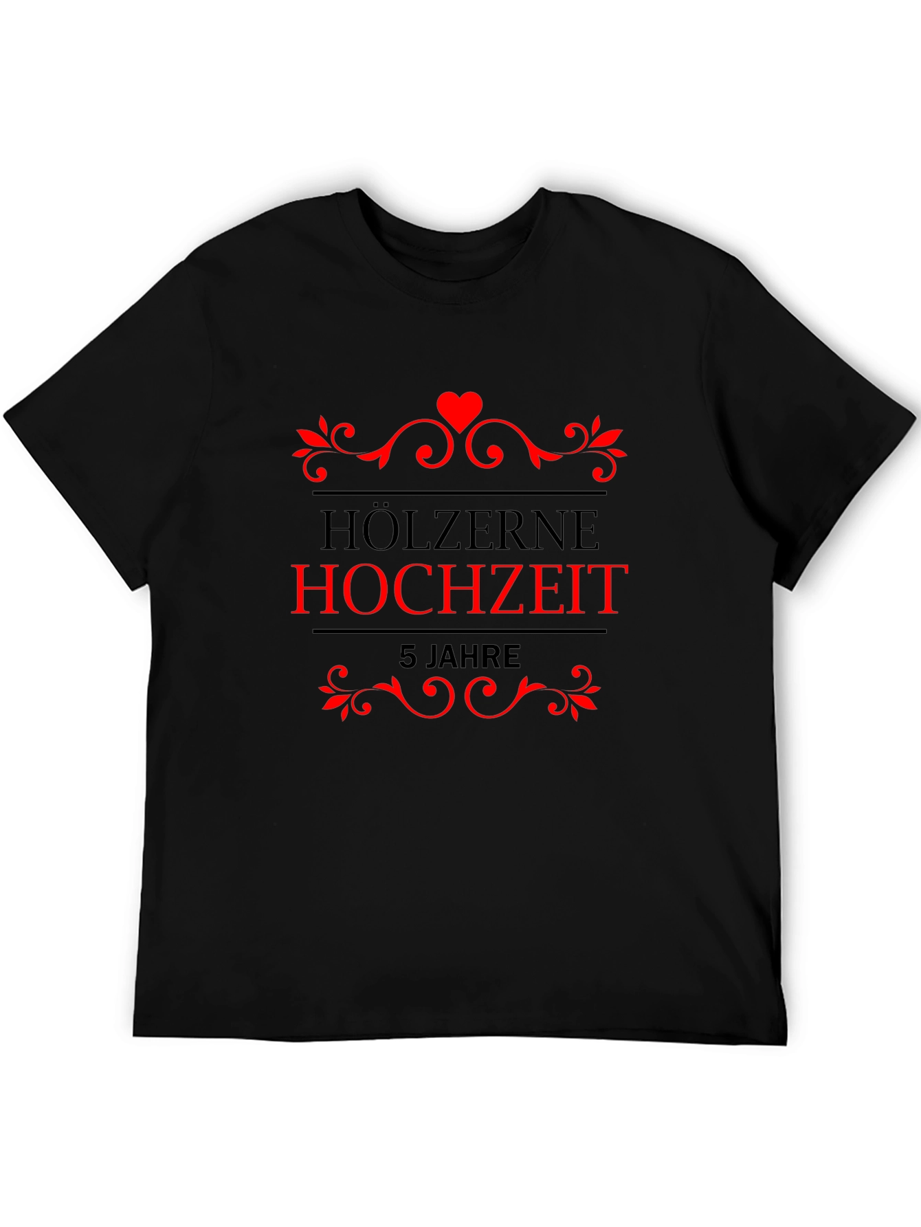 Holzerne Hochzeit 5 Jahre T-Shirt
