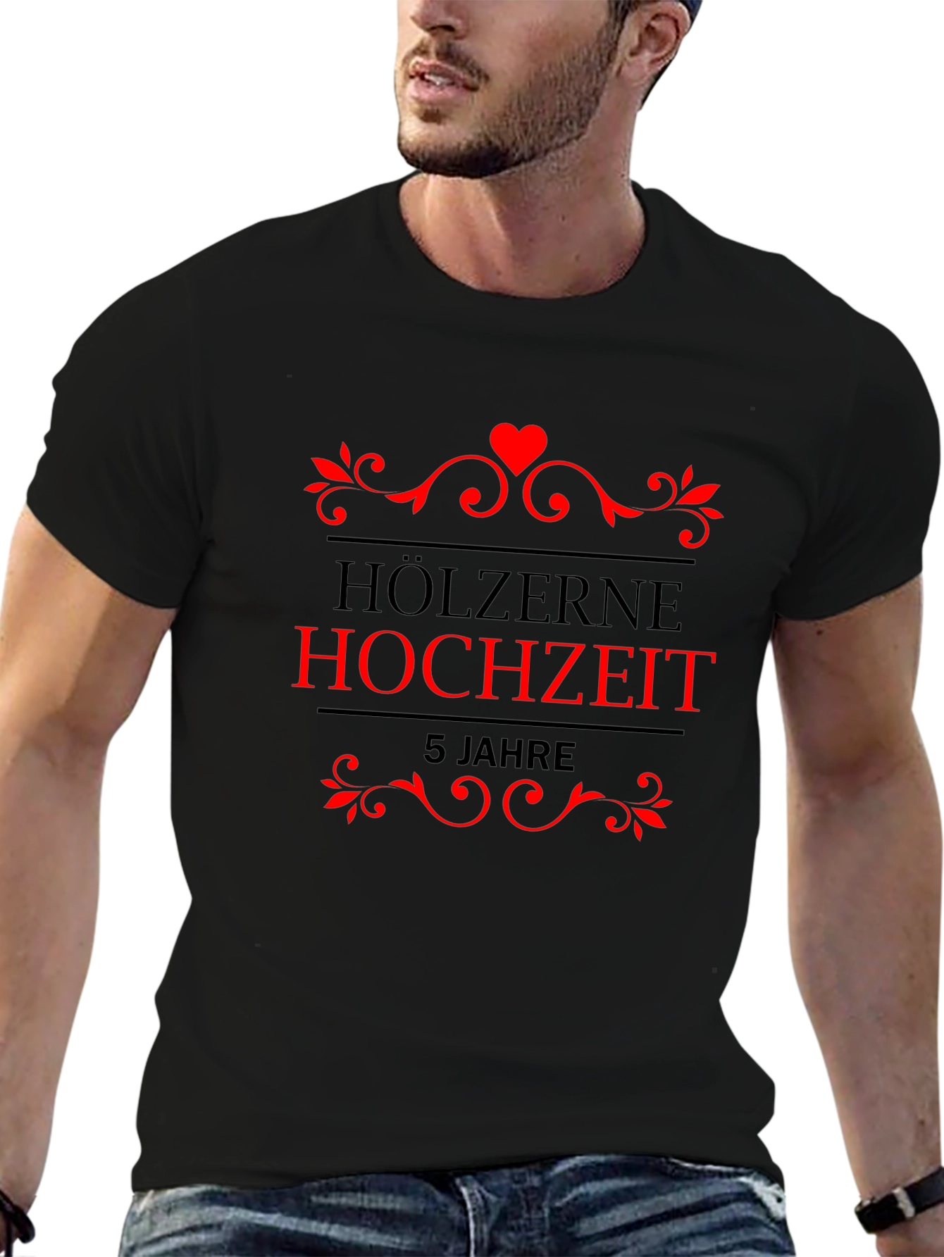 Holzerne Hochzeit 5 Jahre T-Shirt