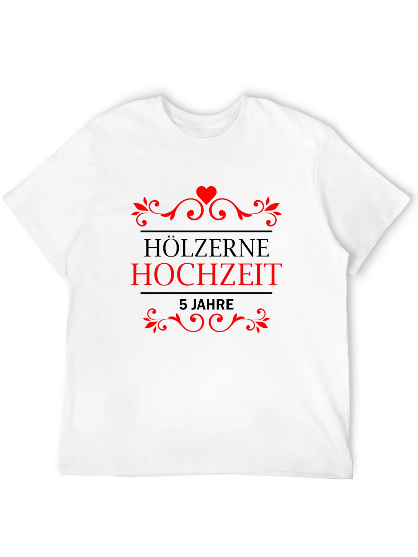 Holzerne Hochzeit 5 Jahre T-Shirt