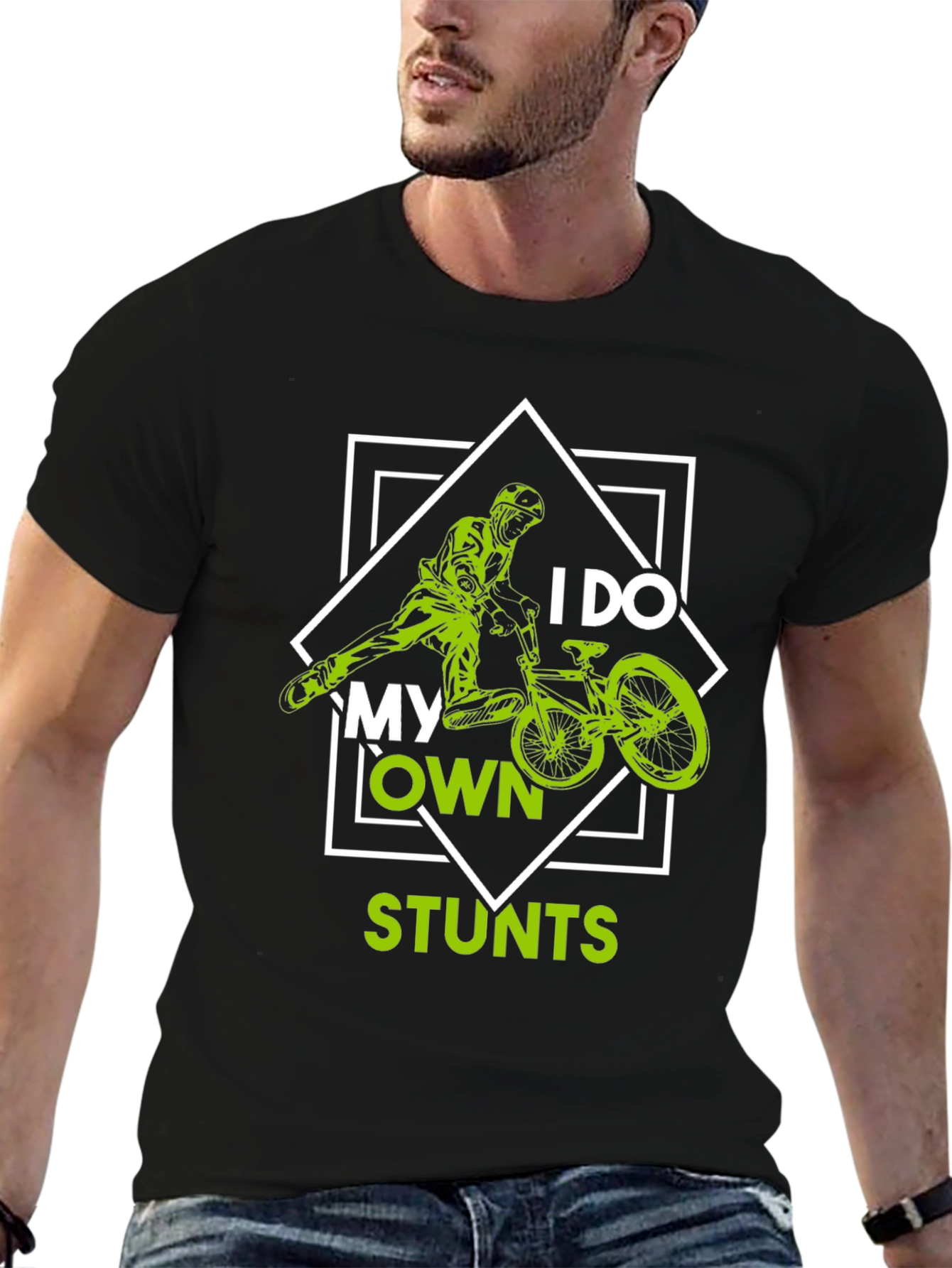 I Do My Own Stunts BMX T-Shirt