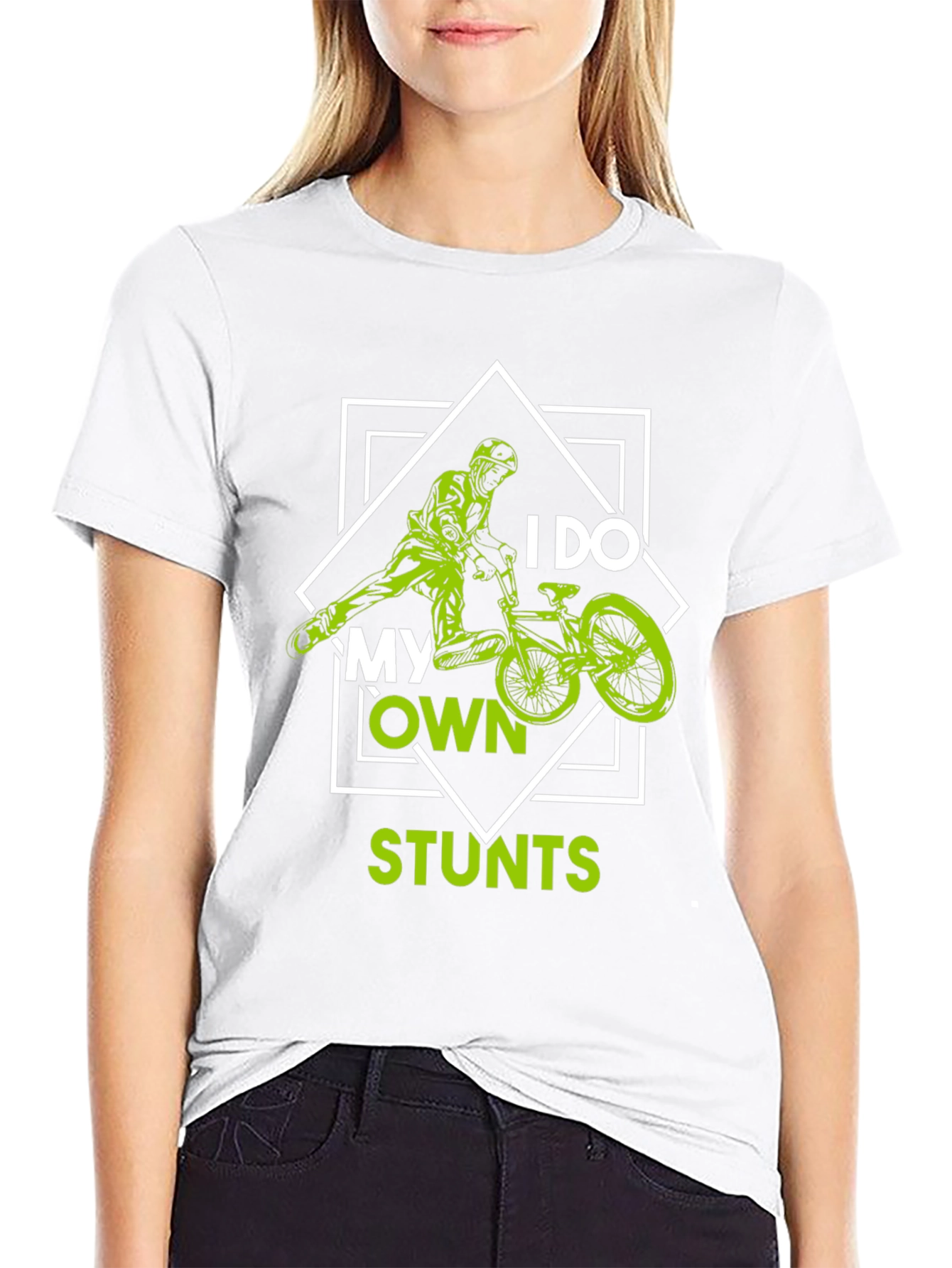 I Do My Own Stunts BMX T-Shirt
