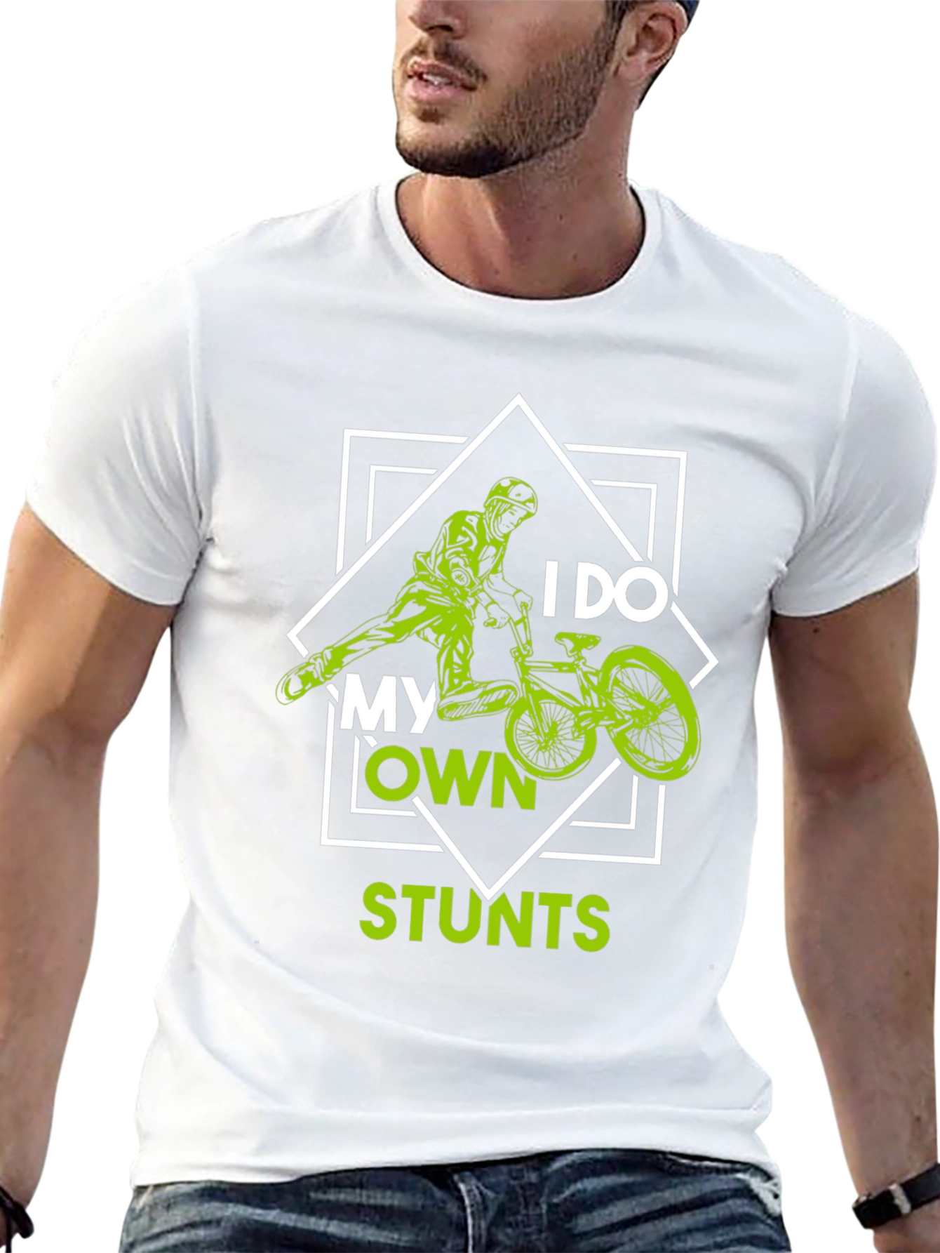I Do My Own Stunts BMX T-Shirt