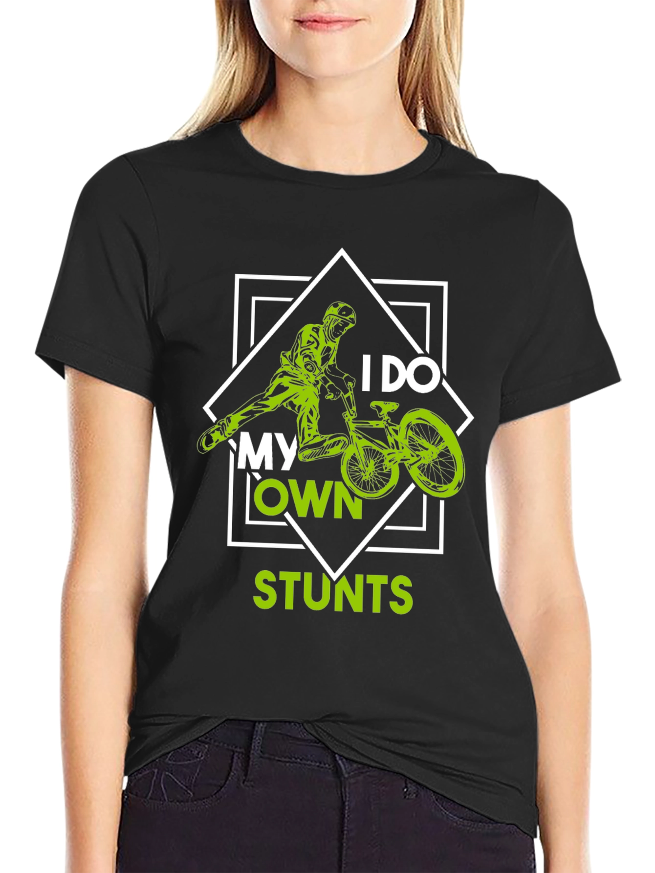 I Do My Own Stunts BMX T-Shirt