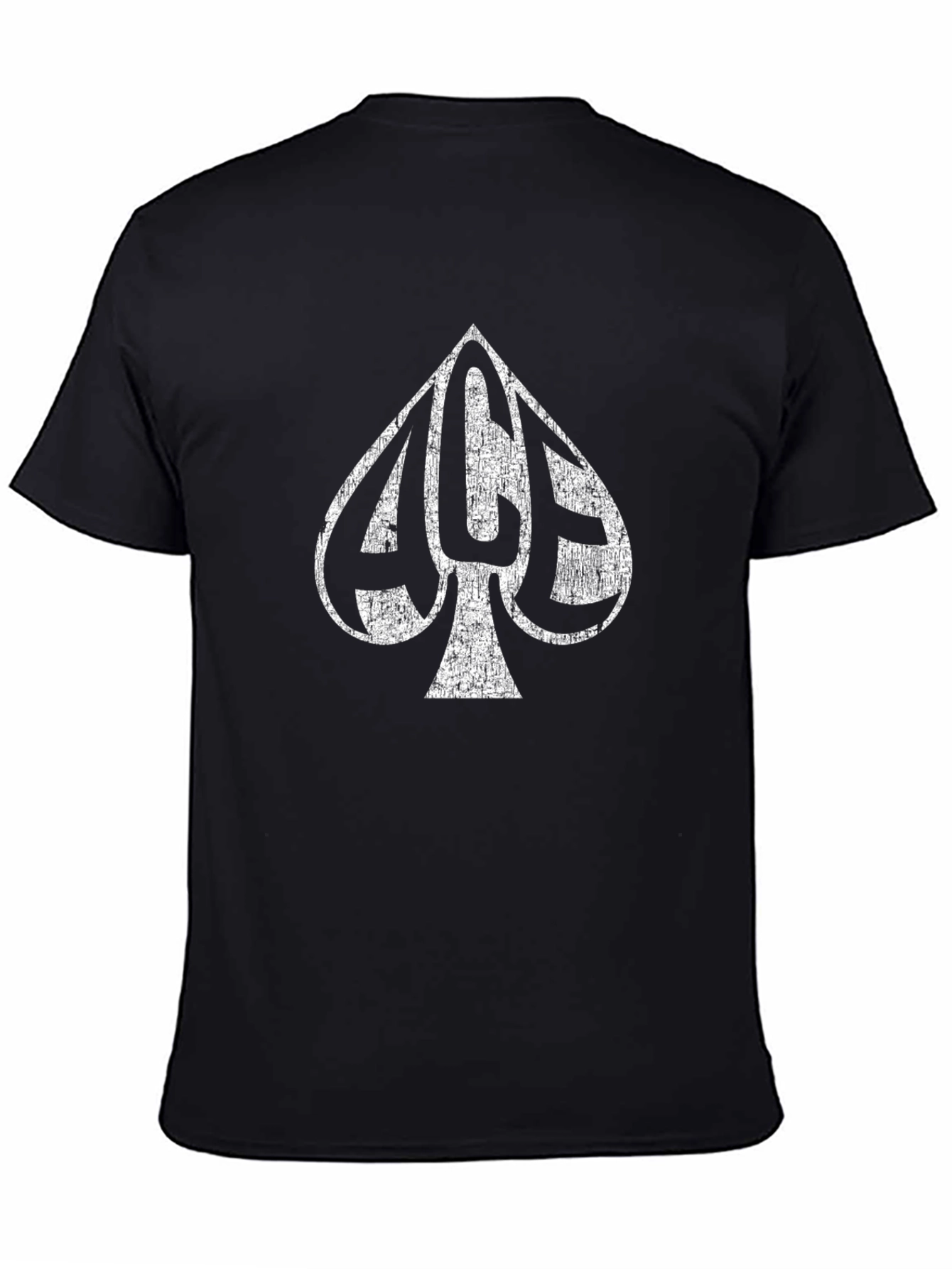 Ace of Spades Graphic T-Shirt - Distressed Print