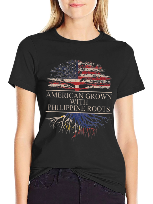 American Grown with Philippine Roots Tee