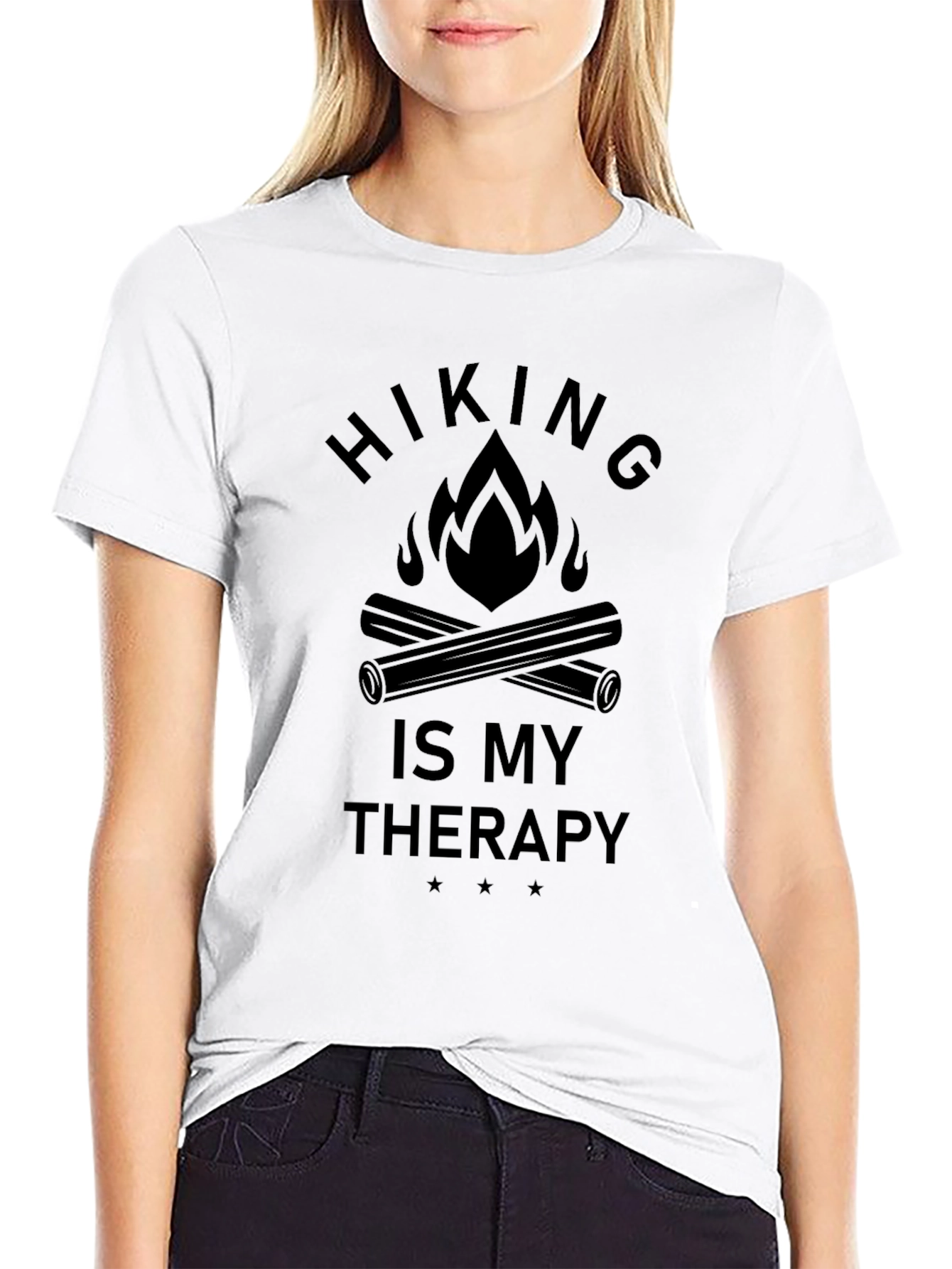 Hiking is My Therapy Tee - Adventure Shirt