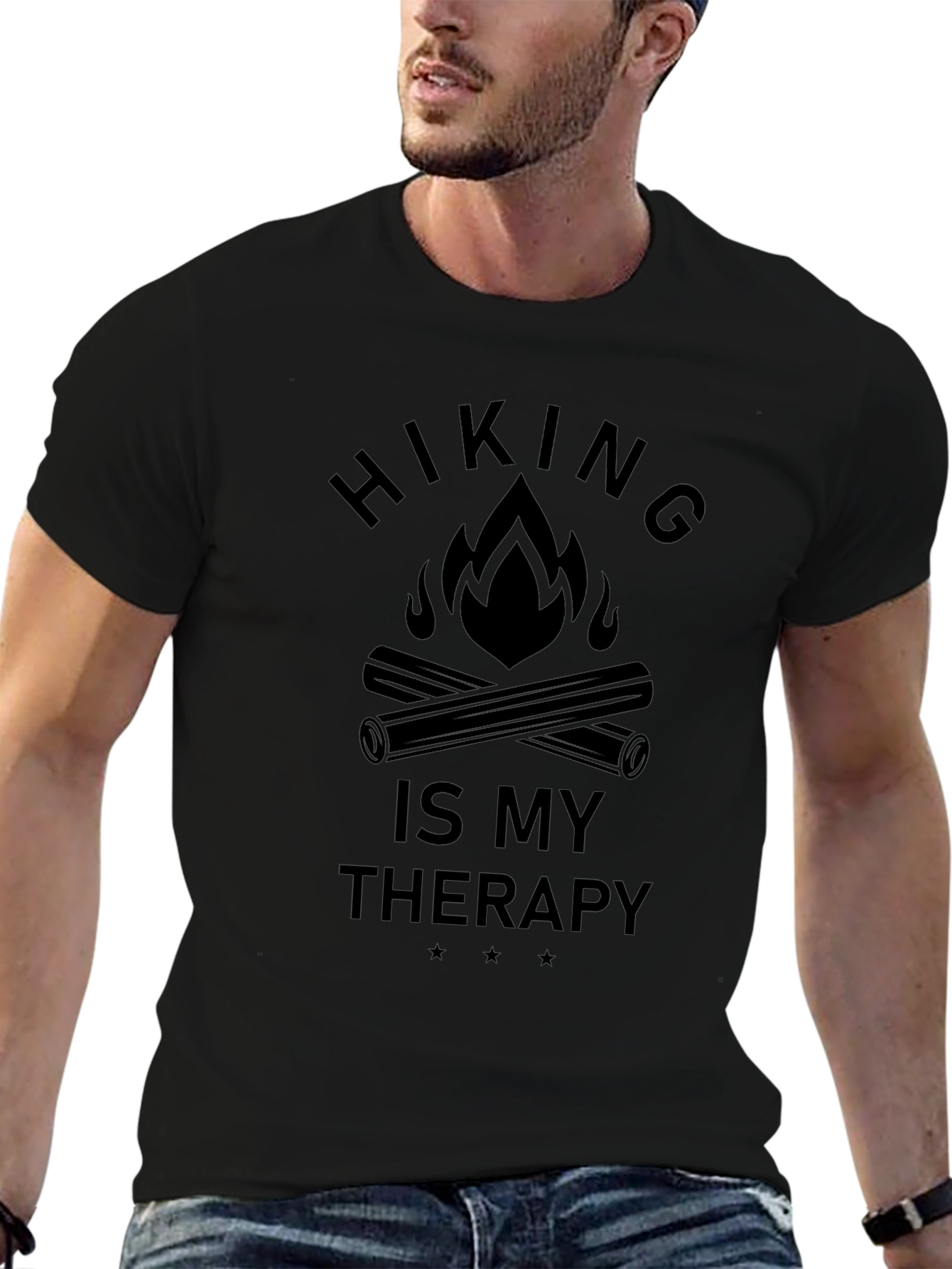 Hiking is My Therapy Tee - Adventure Shirt