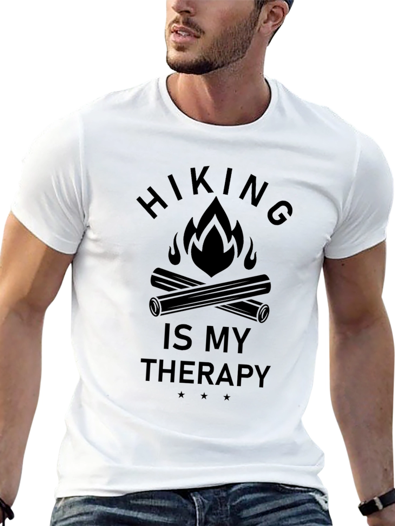 Hiking is My Therapy Tee - Adventure Shirt