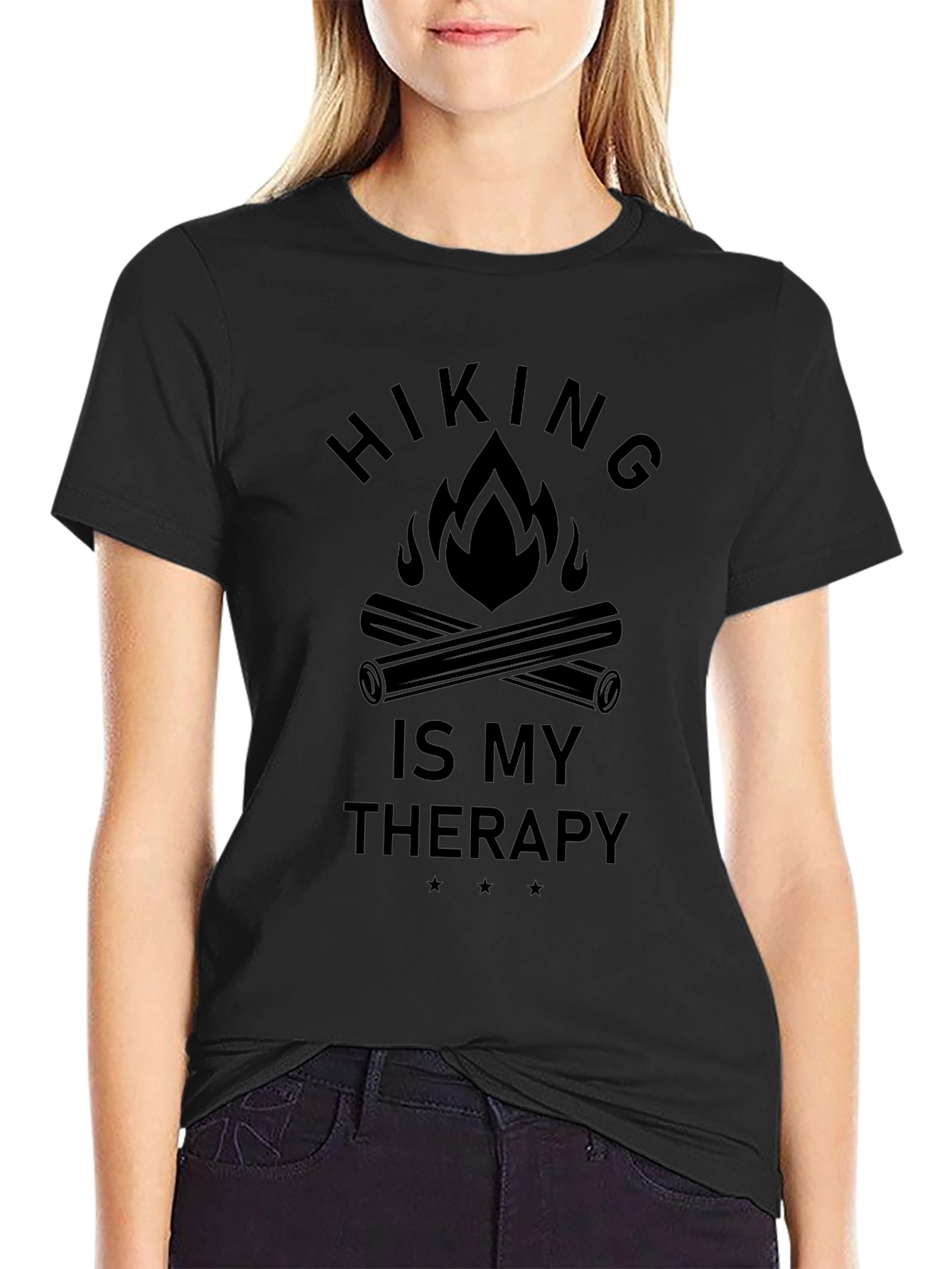 Hiking is My Therapy Tee - Adventure Shirt
