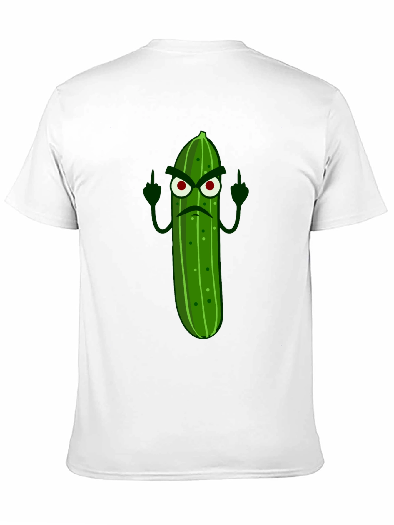 Angry Pickle Middle Finger Graphic Tee - Black