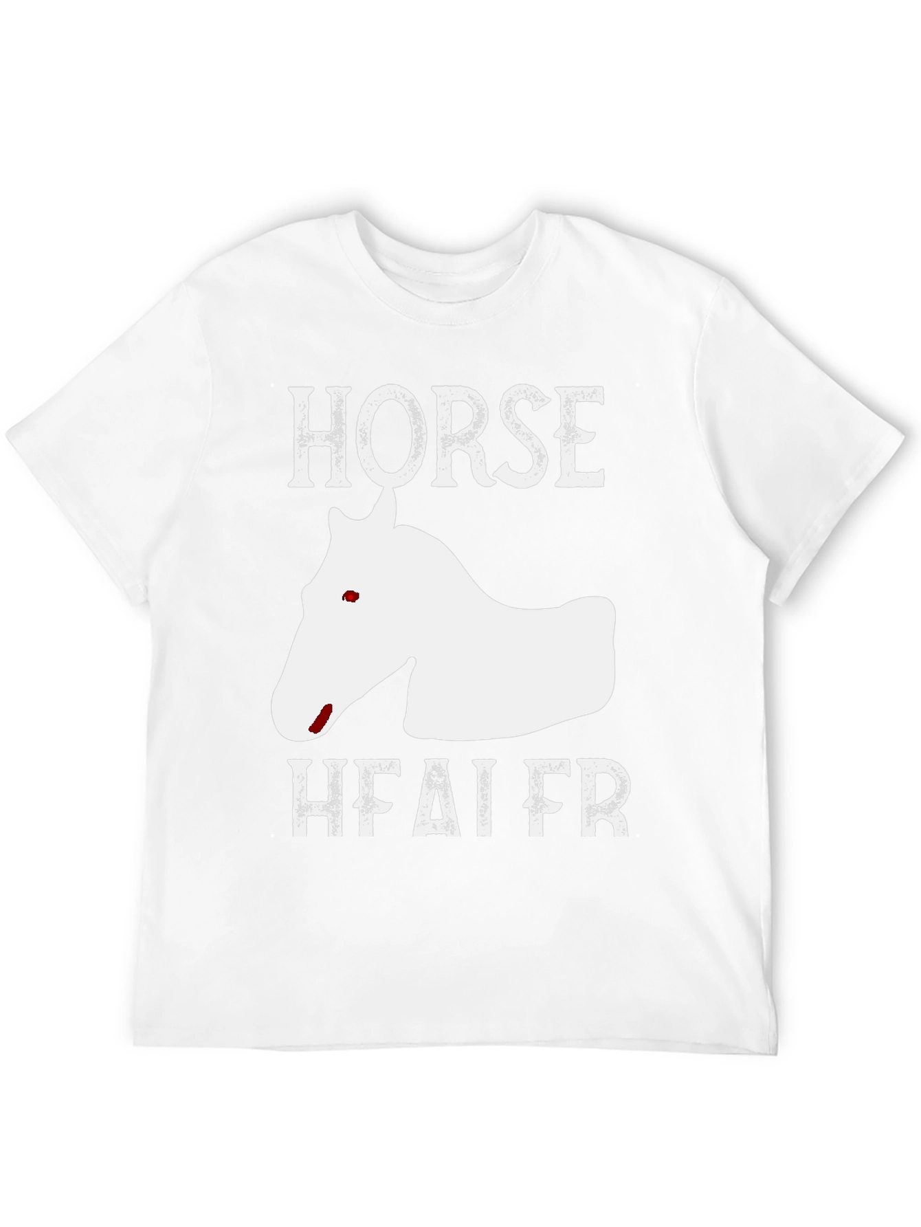 Horse Head T-Shirt - Funny Heifer Tee