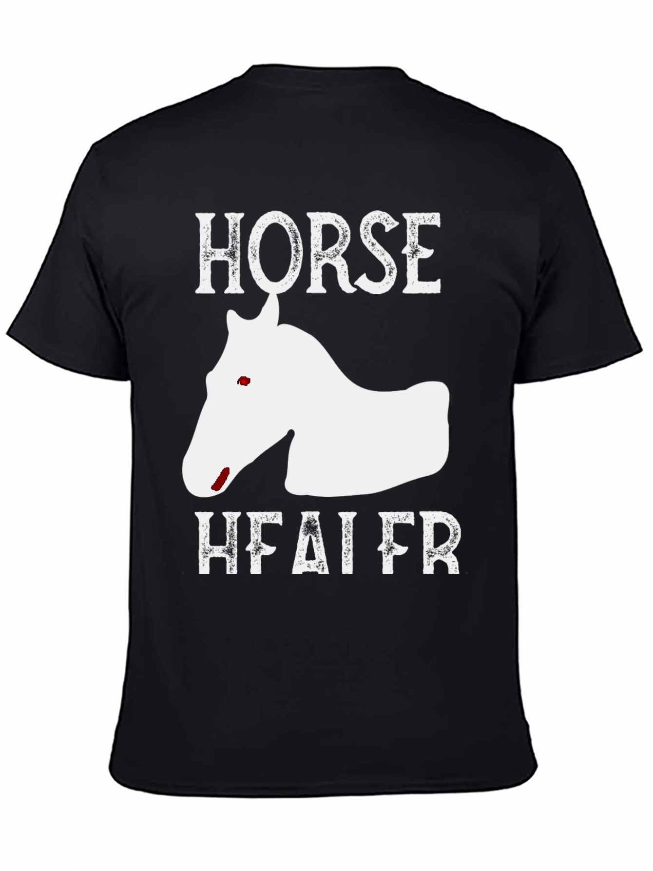 Horse Head T-Shirt - Funny Heifer Tee