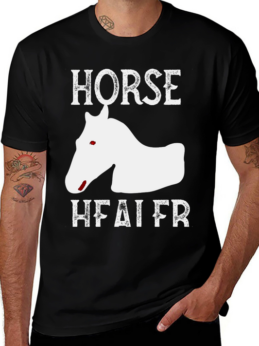 Horse Head T-Shirt - Funny Heifer Tee