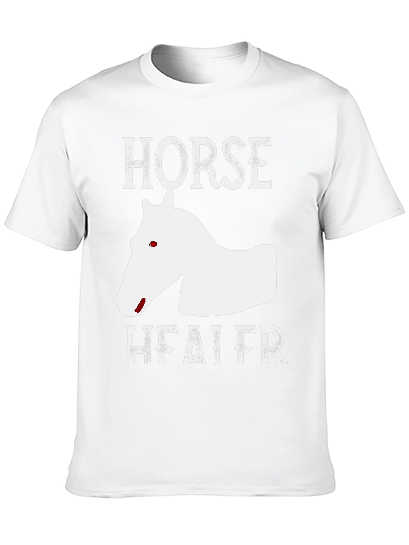 Horse Head T-Shirt - Funny Heifer Tee