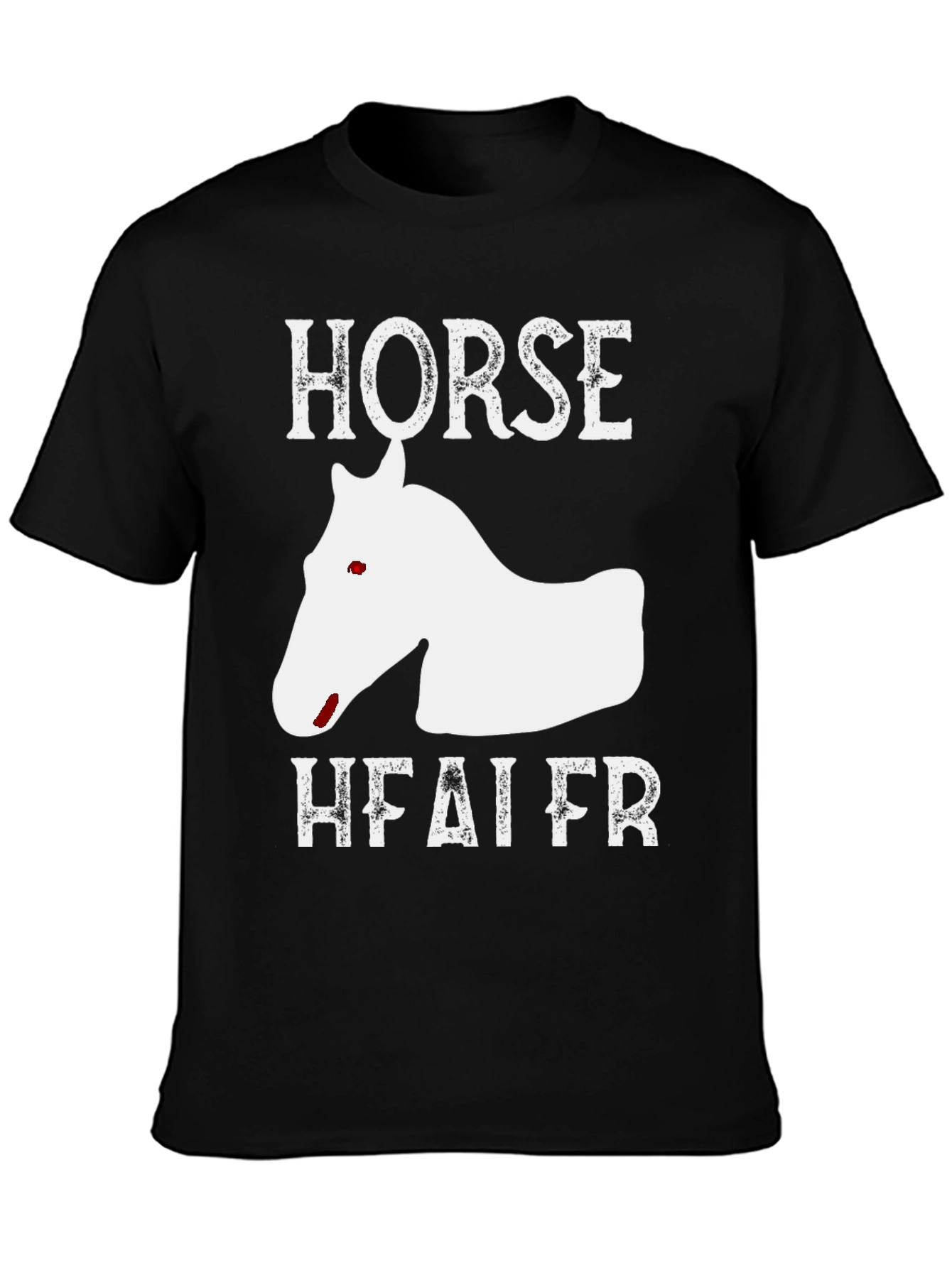 Horse Head T-Shirt - Funny Heifer Tee