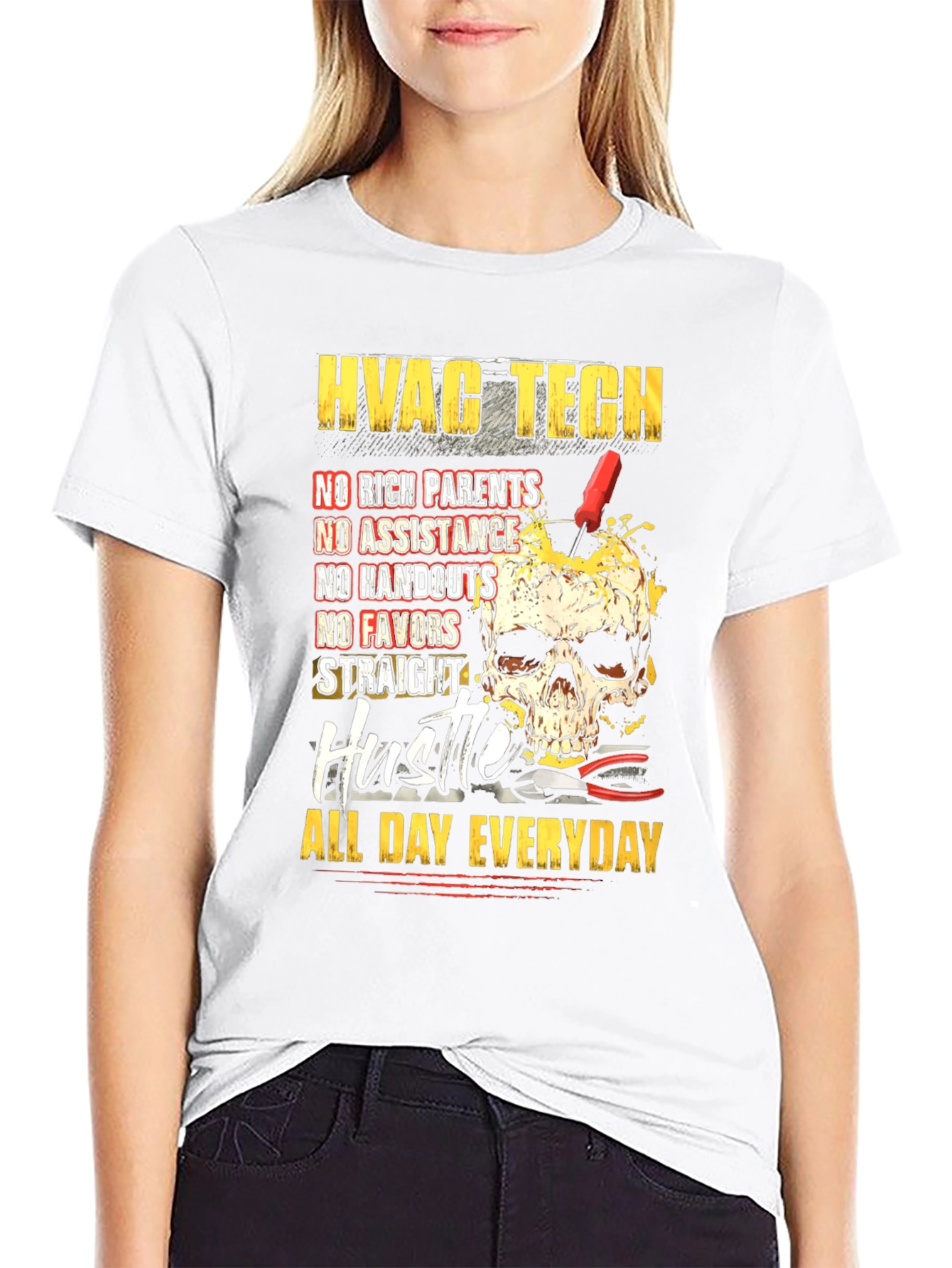 HVAC Tech Hustle All Day Everyday T-Shirt