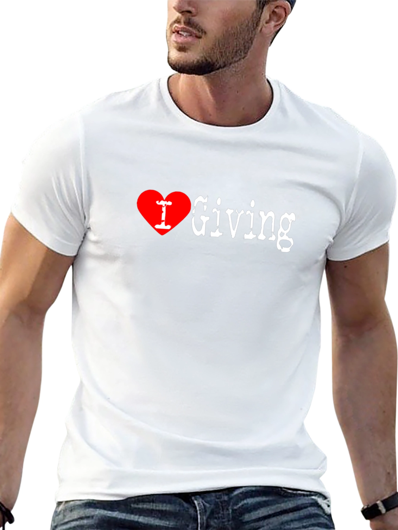 I Heart Giving Black T-Shirt