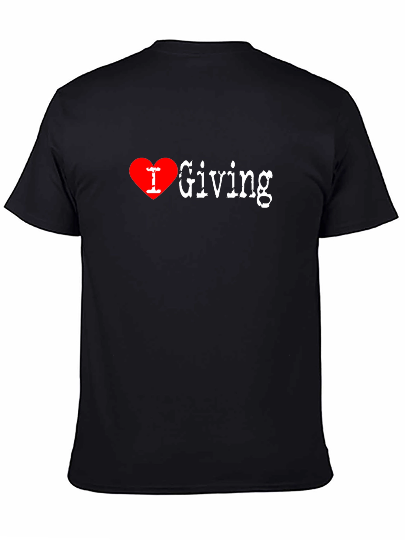 I Heart Giving Black T-Shirt