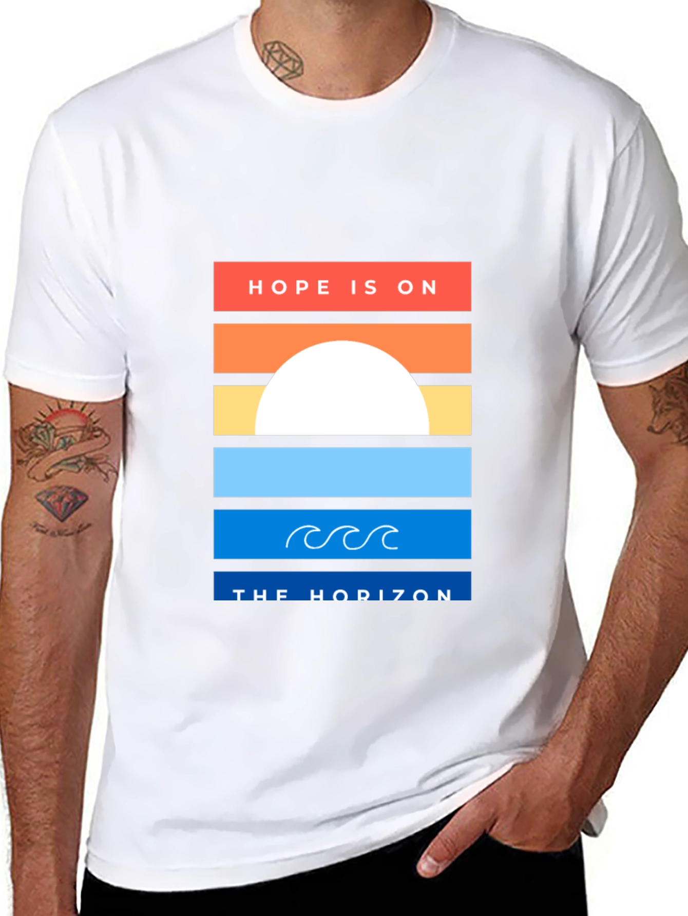 Hope Horizon Graphic T-Shirt - Stylish & Inspiring