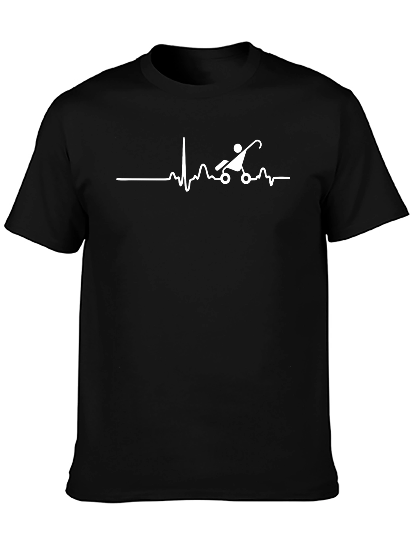Heartbeat Stroller T-Shirt - Dad Life