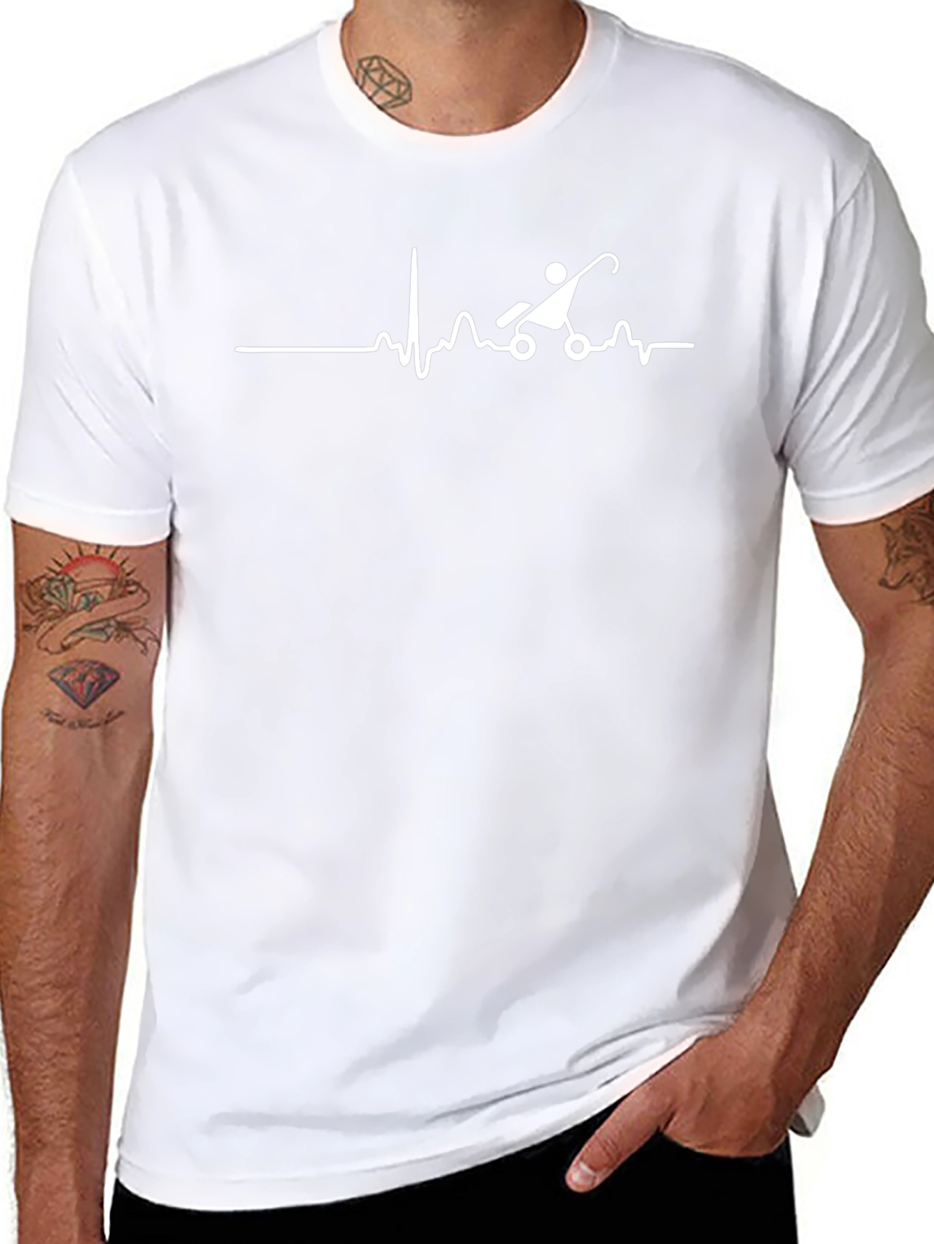 Heartbeat Stroller T-Shirt - Dad Life