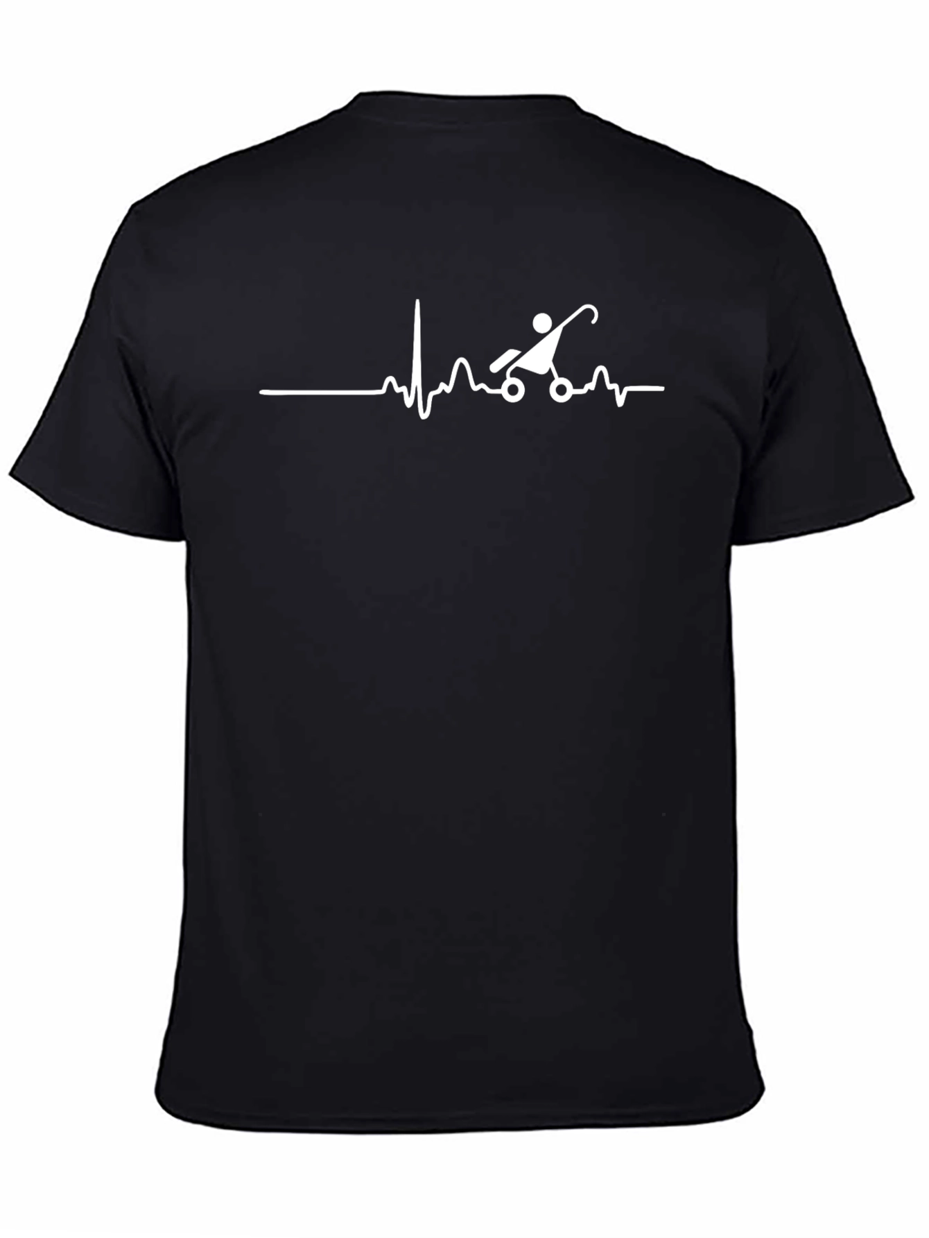 Heartbeat Stroller T-Shirt - Dad Life