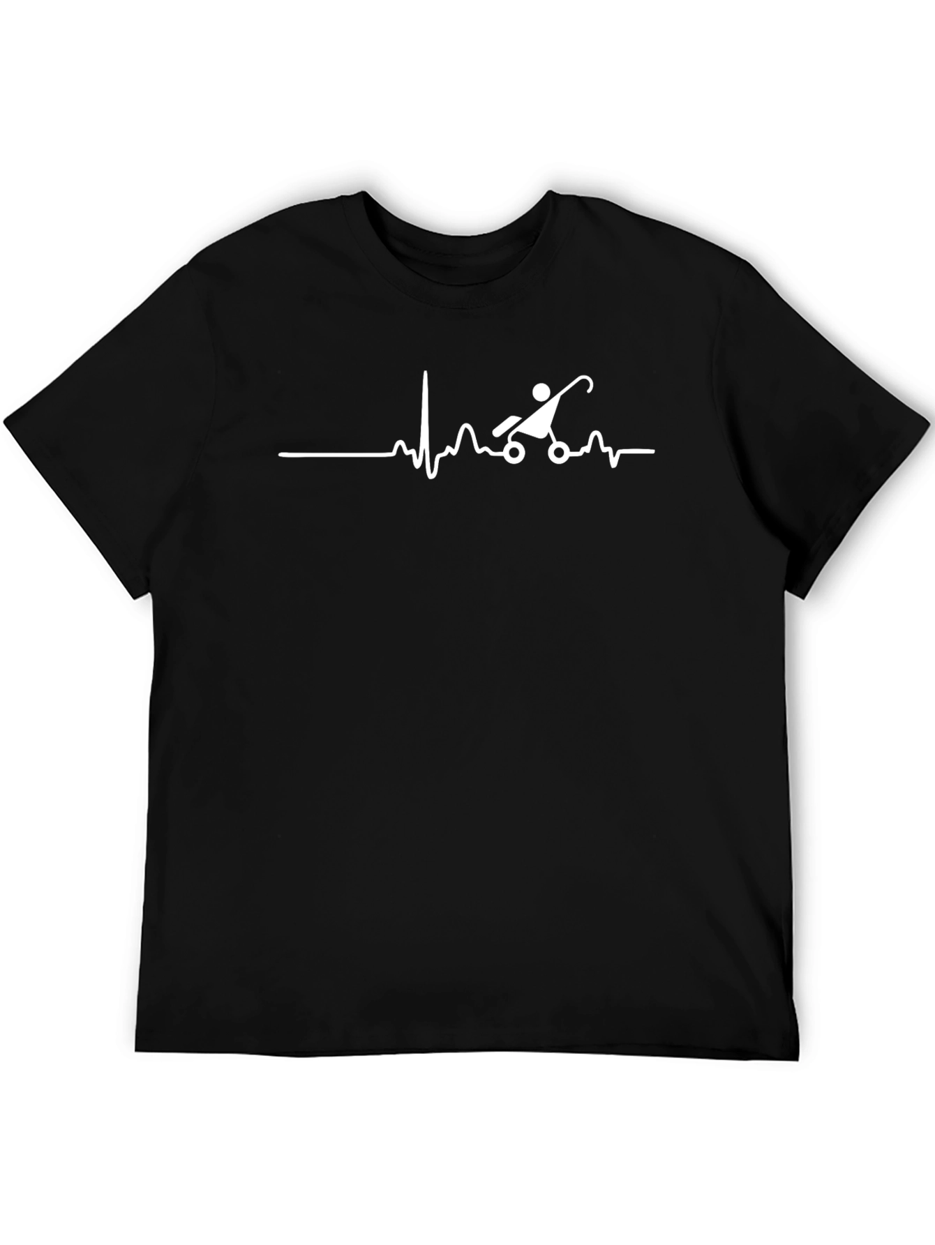 Heartbeat Stroller T-Shirt - Dad Life