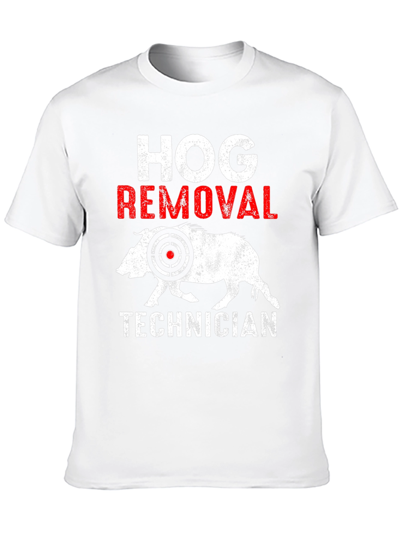 Hog Removal Technician T-Shirt Funny Hunting Tee