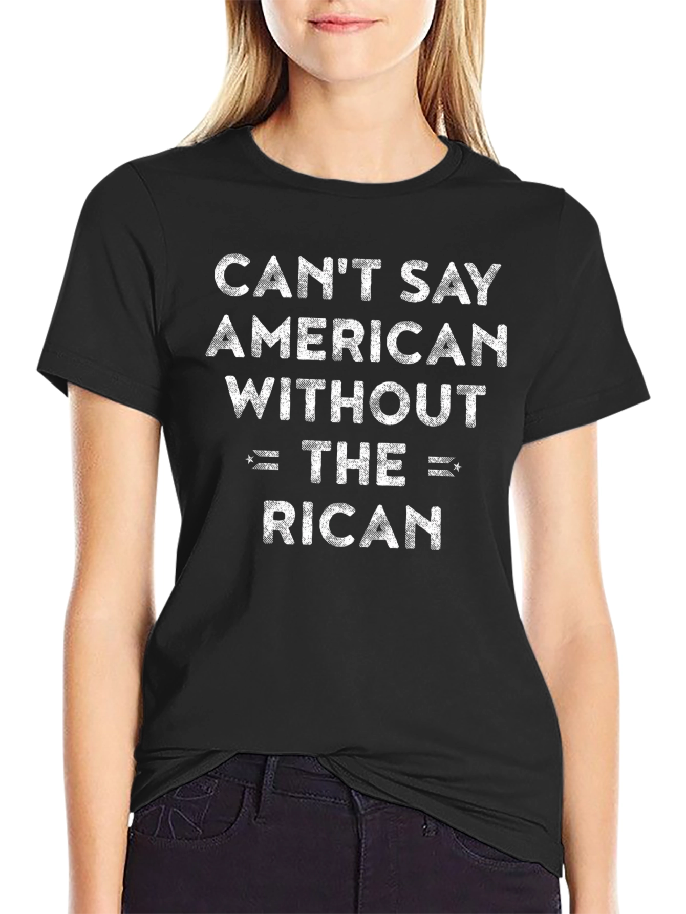American Without The Rican Graphic Tee