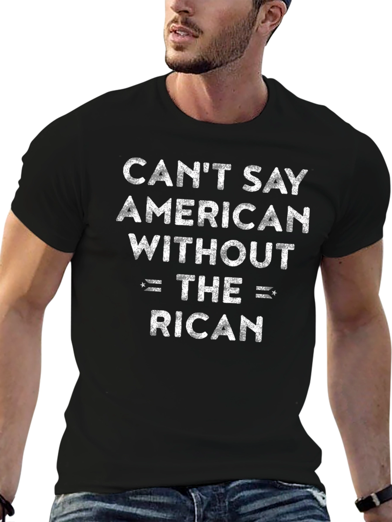 American Without The Rican Graphic Tee