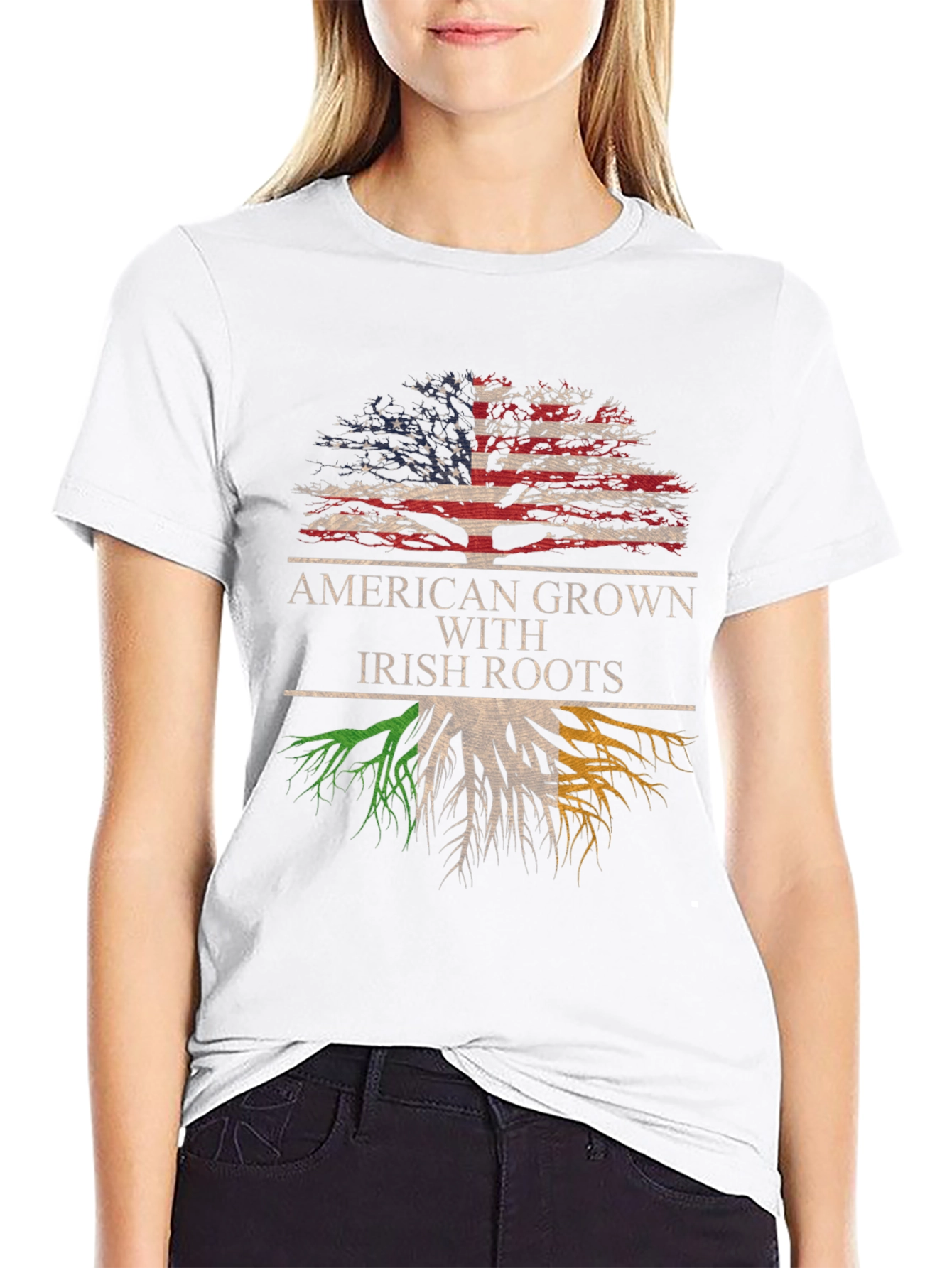 American Grown Irish Roots T-Shirt