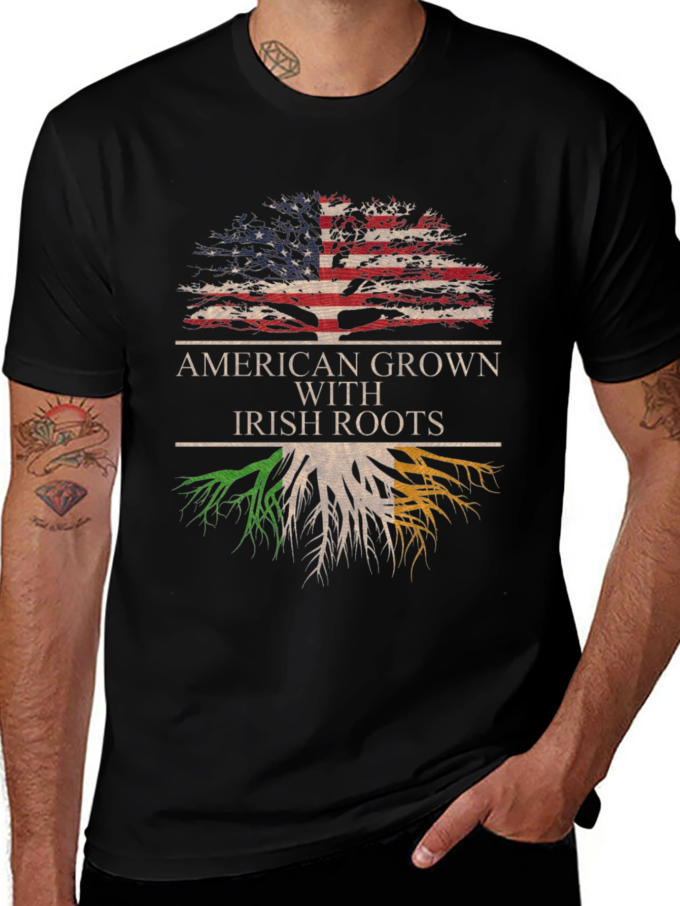 American Grown Irish Roots T-Shirt