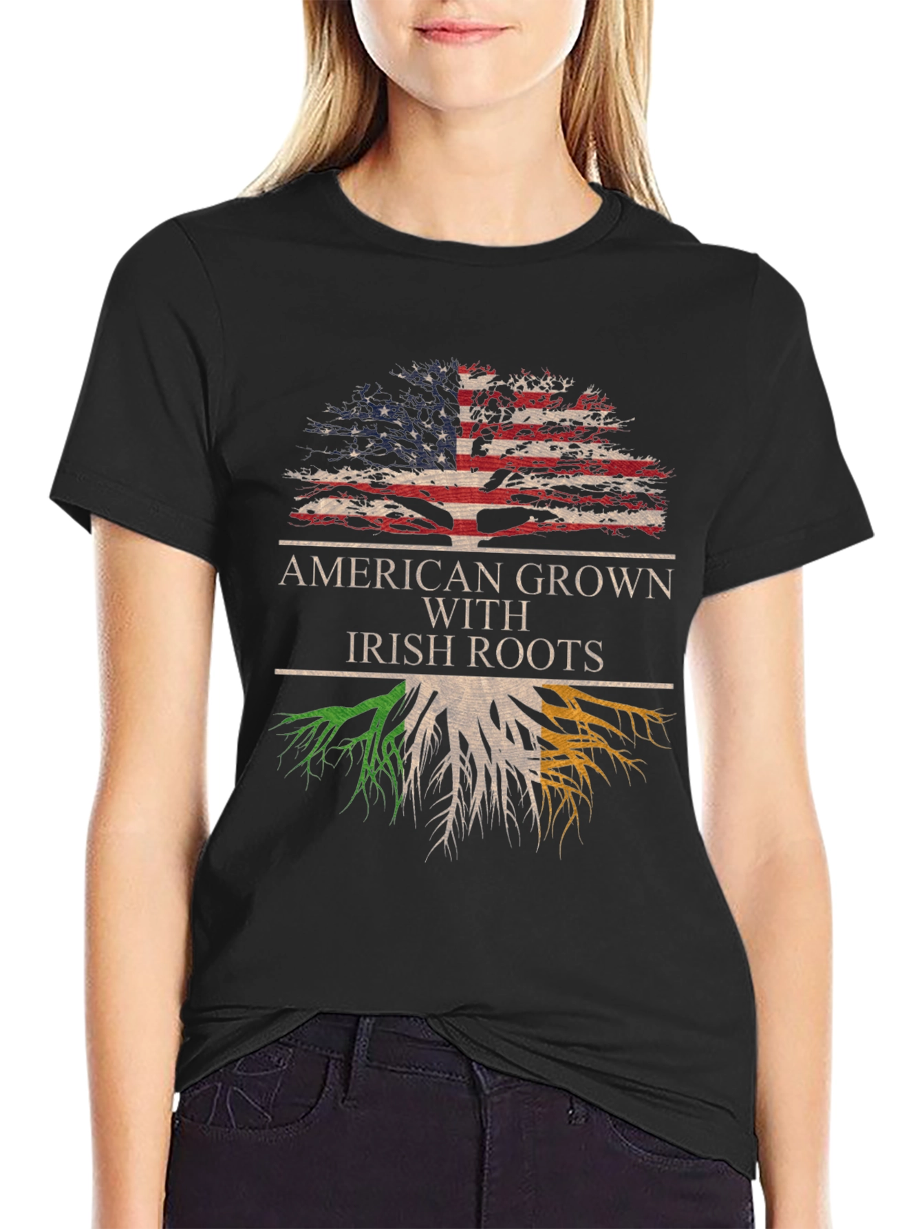 American Grown Irish Roots T-Shirt