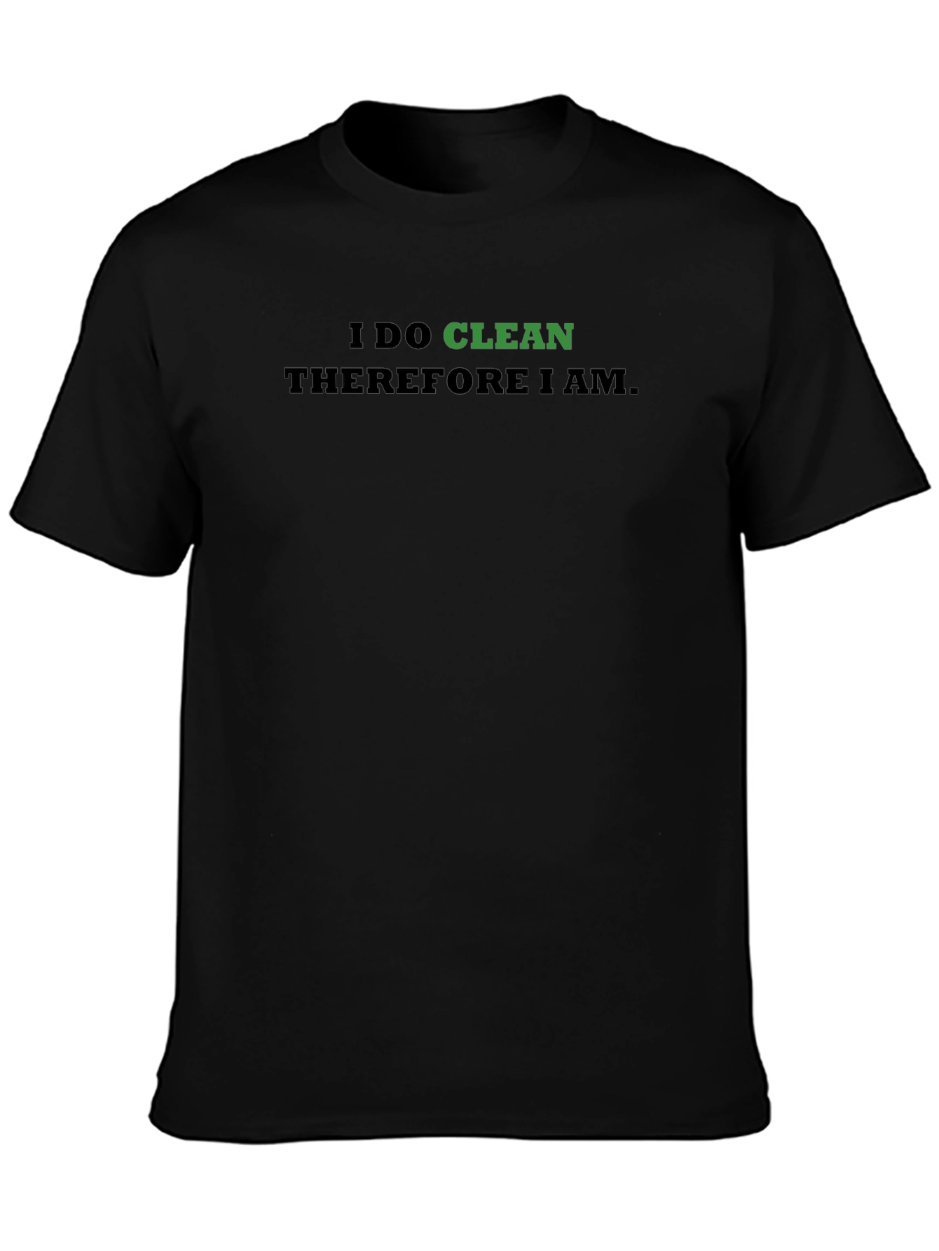 I Do Clean Therefore I Am T-Shirt