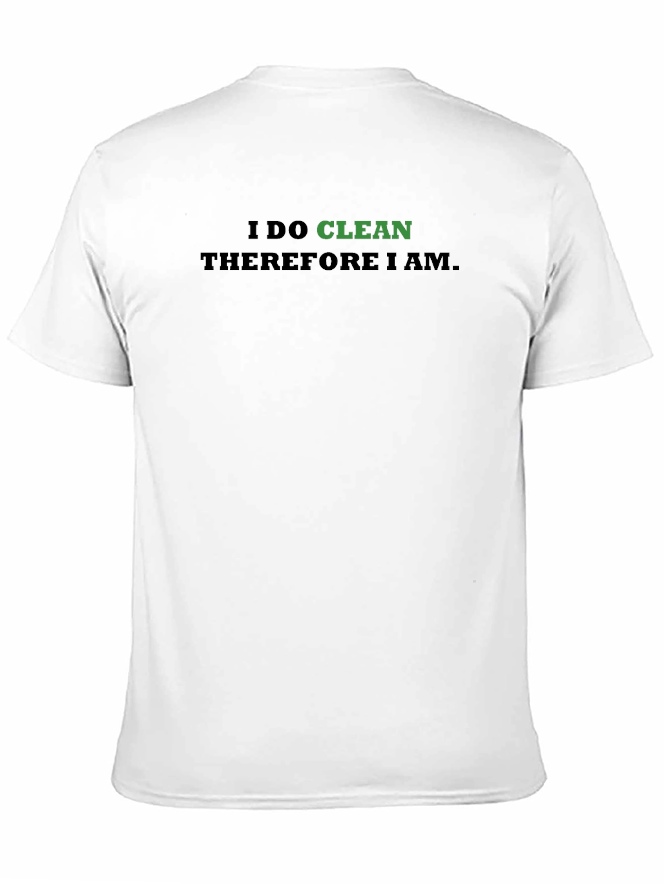 I Do Clean Therefore I Am T-Shirt