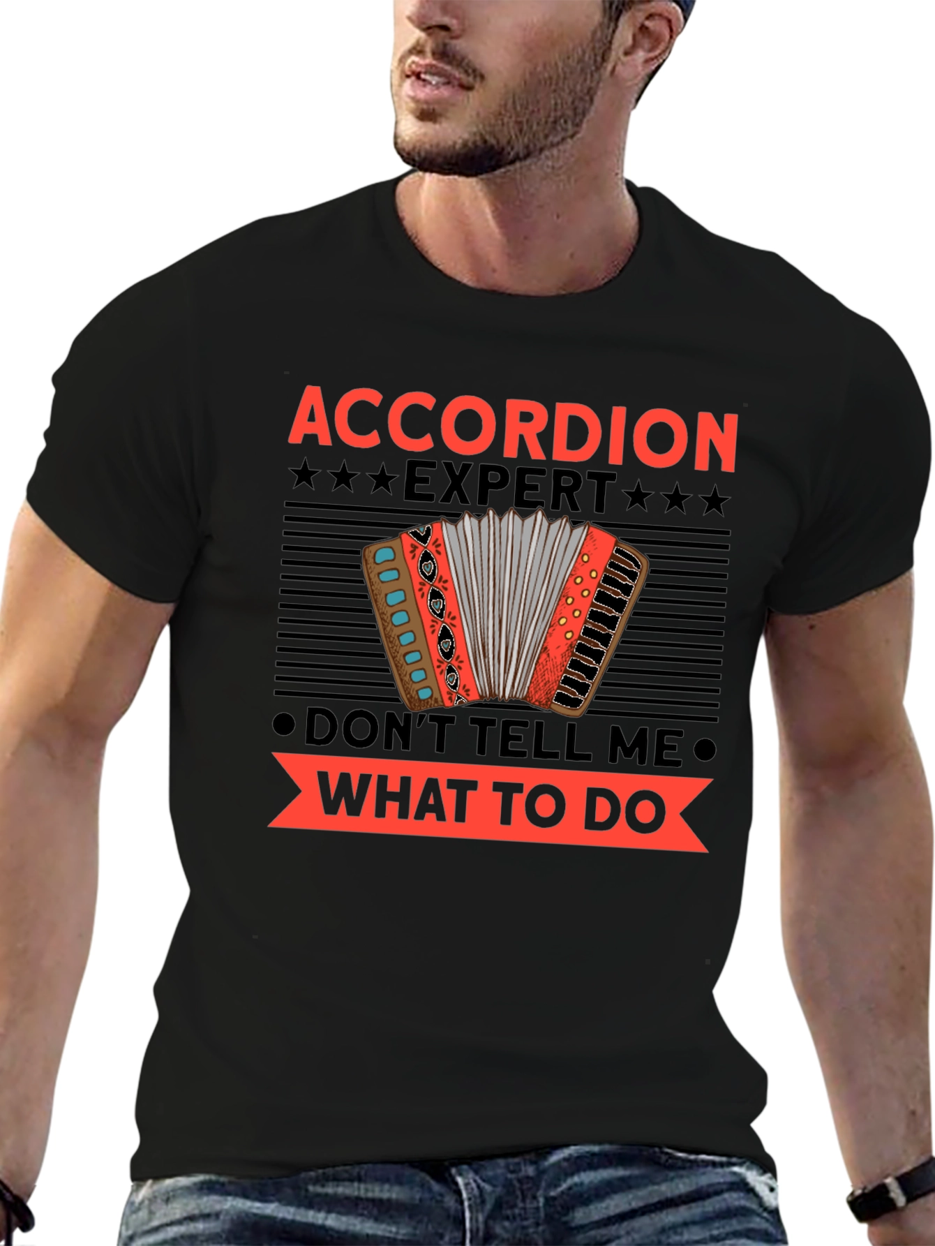 Accordion Expert Funny T-Shirt
